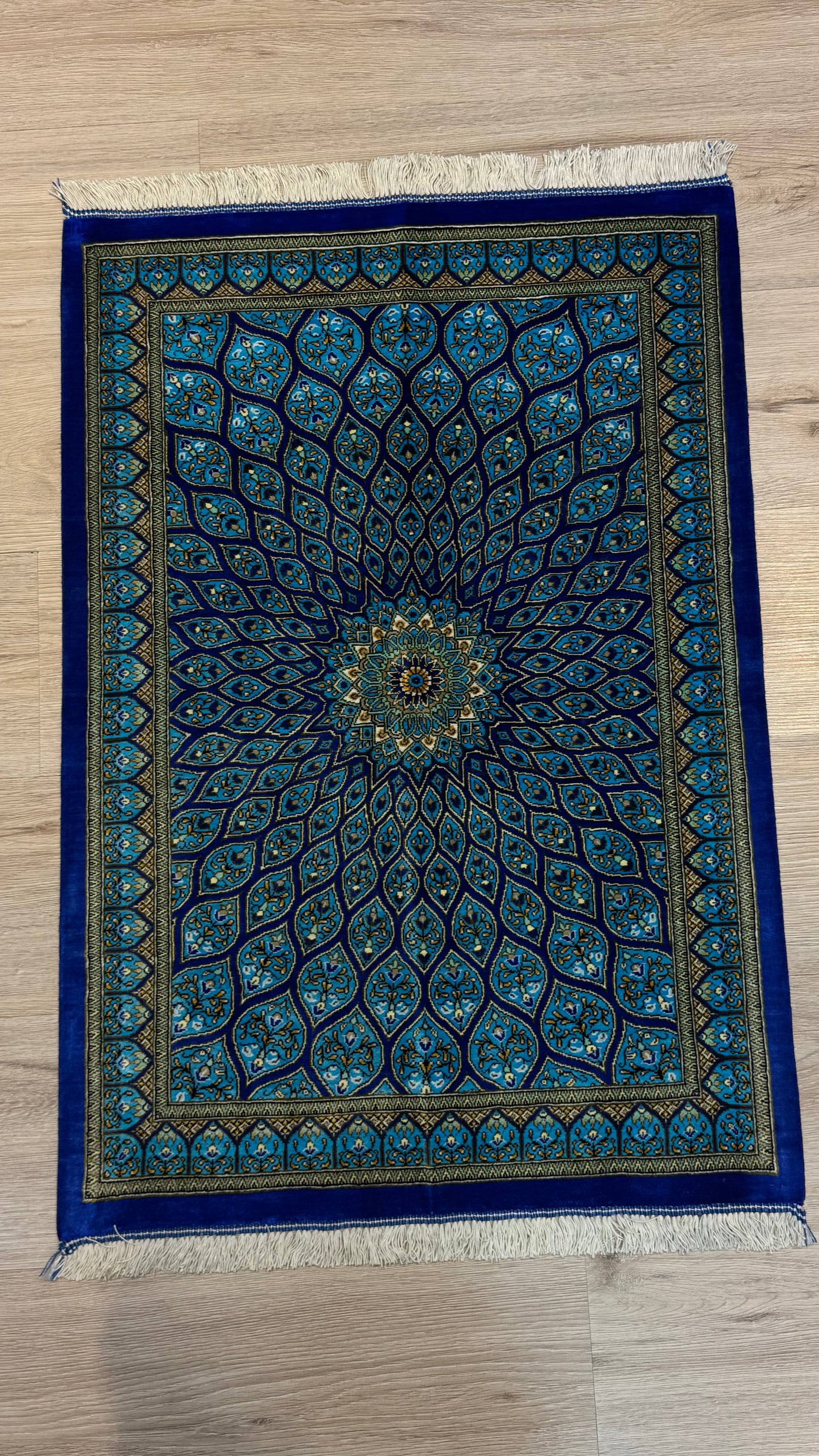 Silk Rug. Celestial Dome.