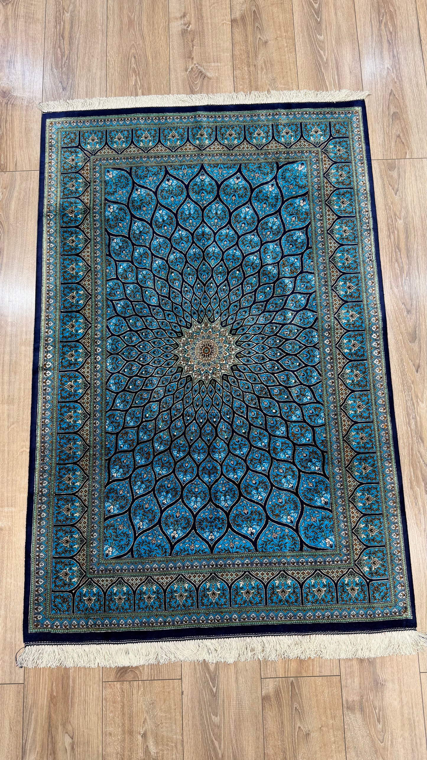Silk Rug. Celestial Dome.