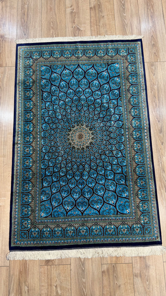 Silk Rug. Celestial Dome.