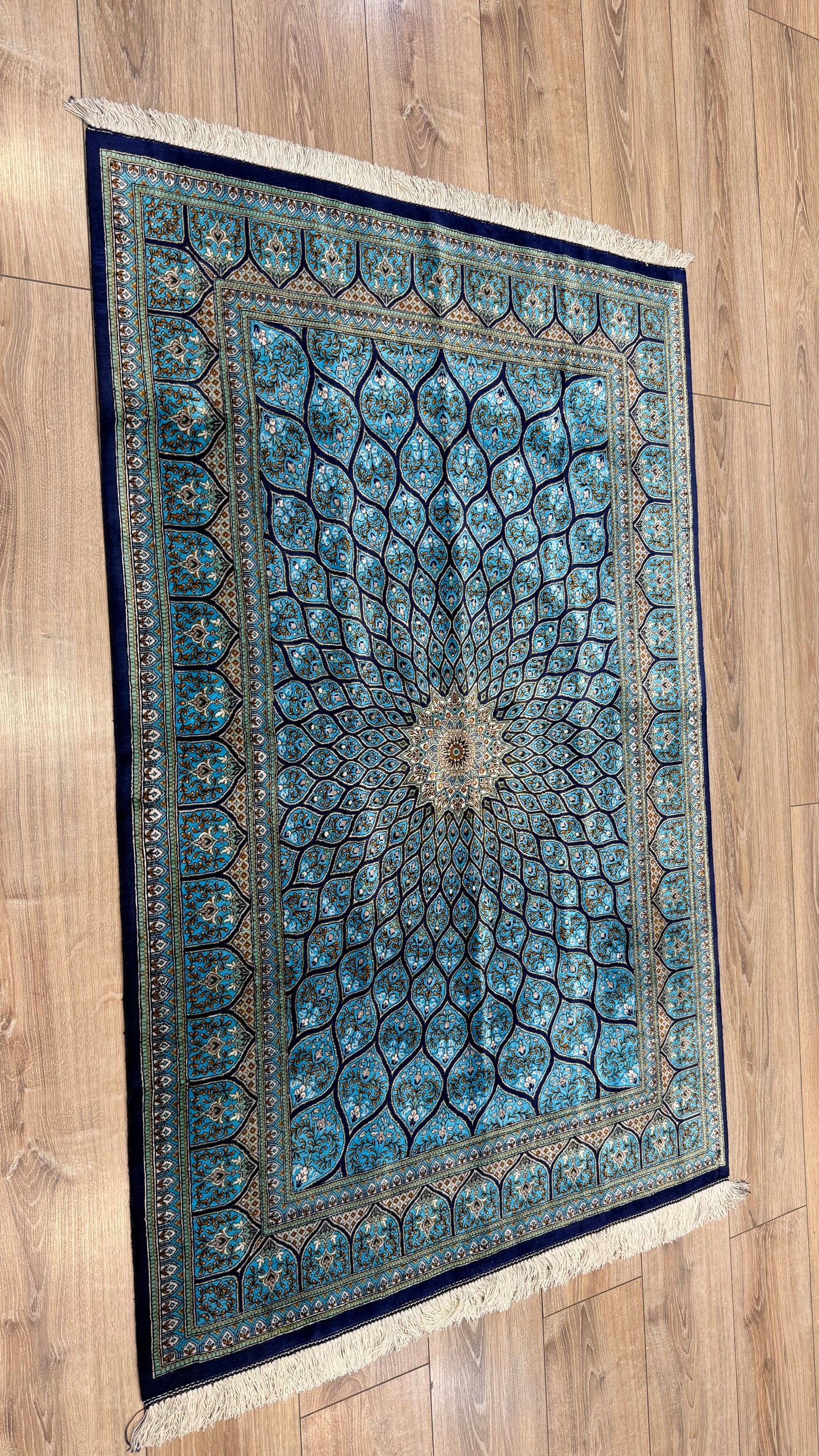 Silk Rug. Celestial Dome.