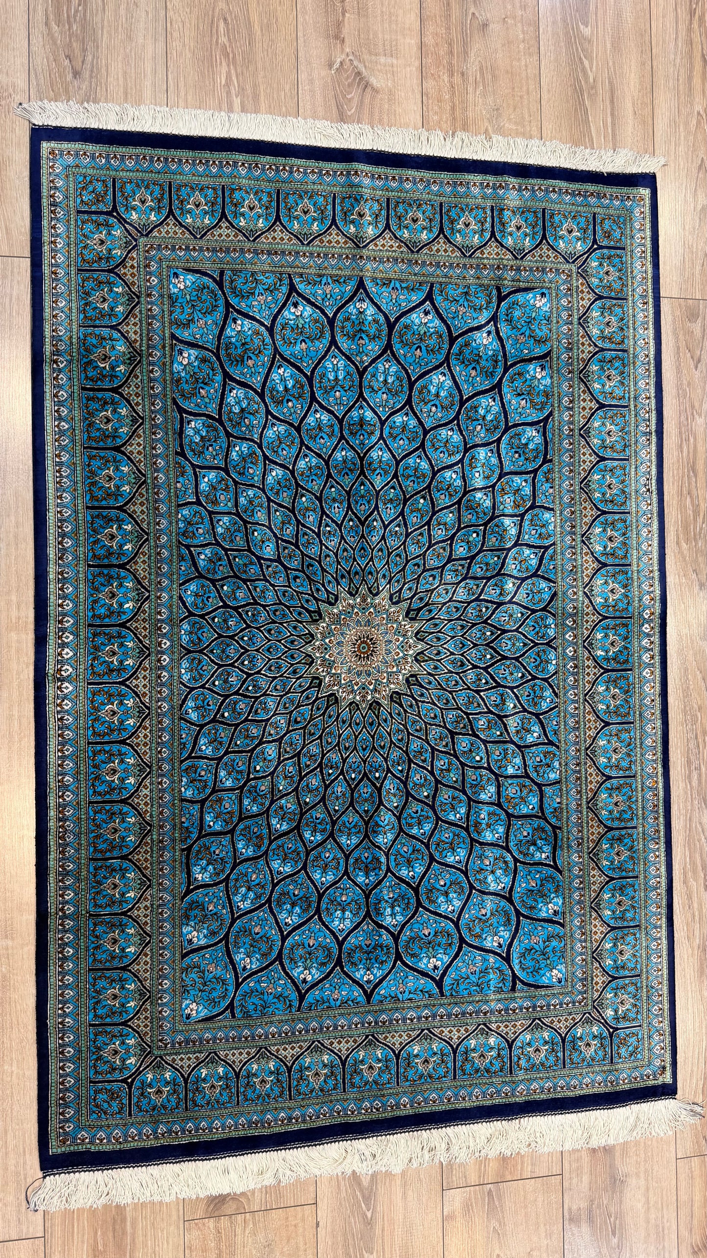 Silk Rug. Celestial Dome.