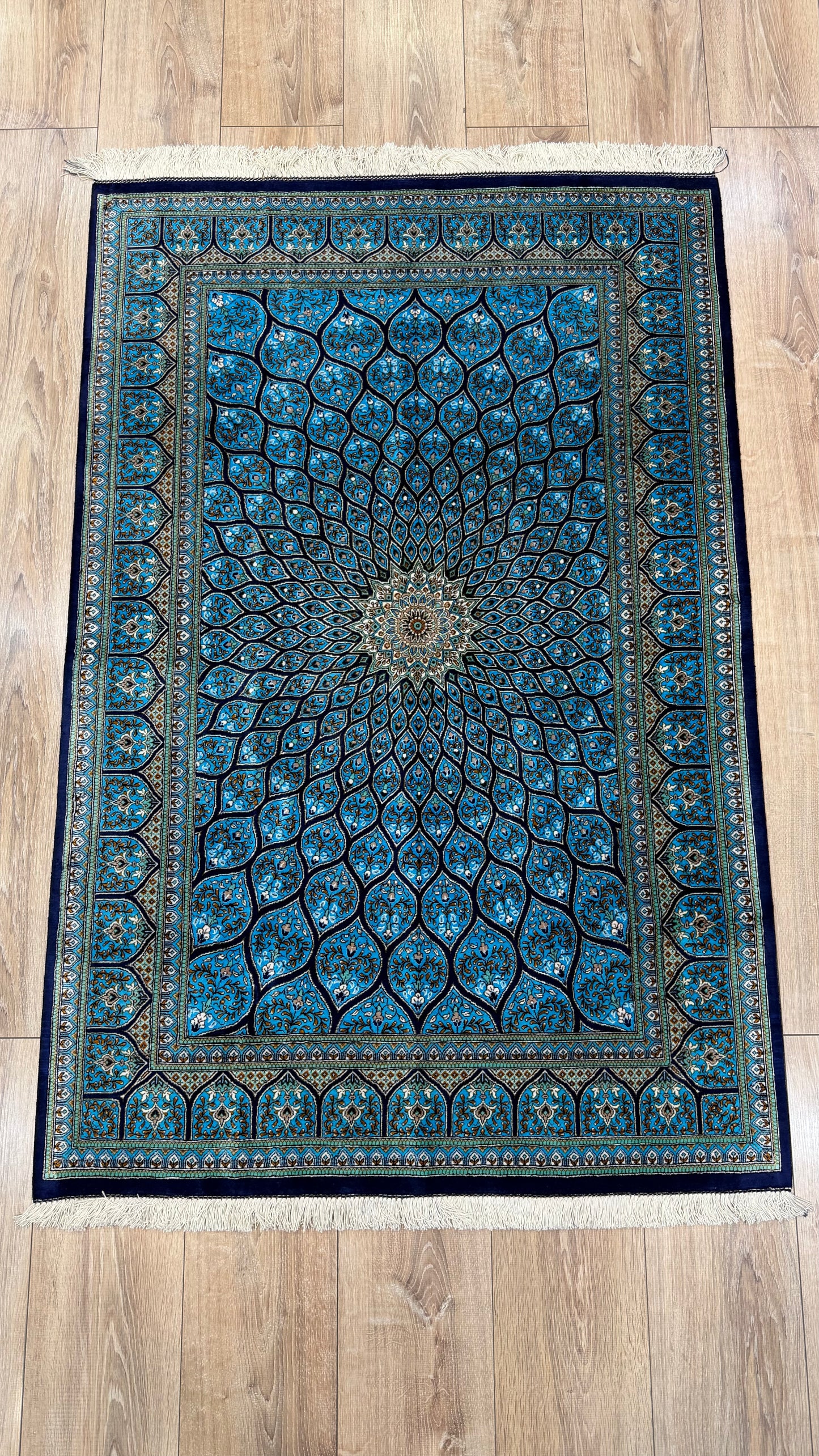Silk Rug. Celestial Dome.