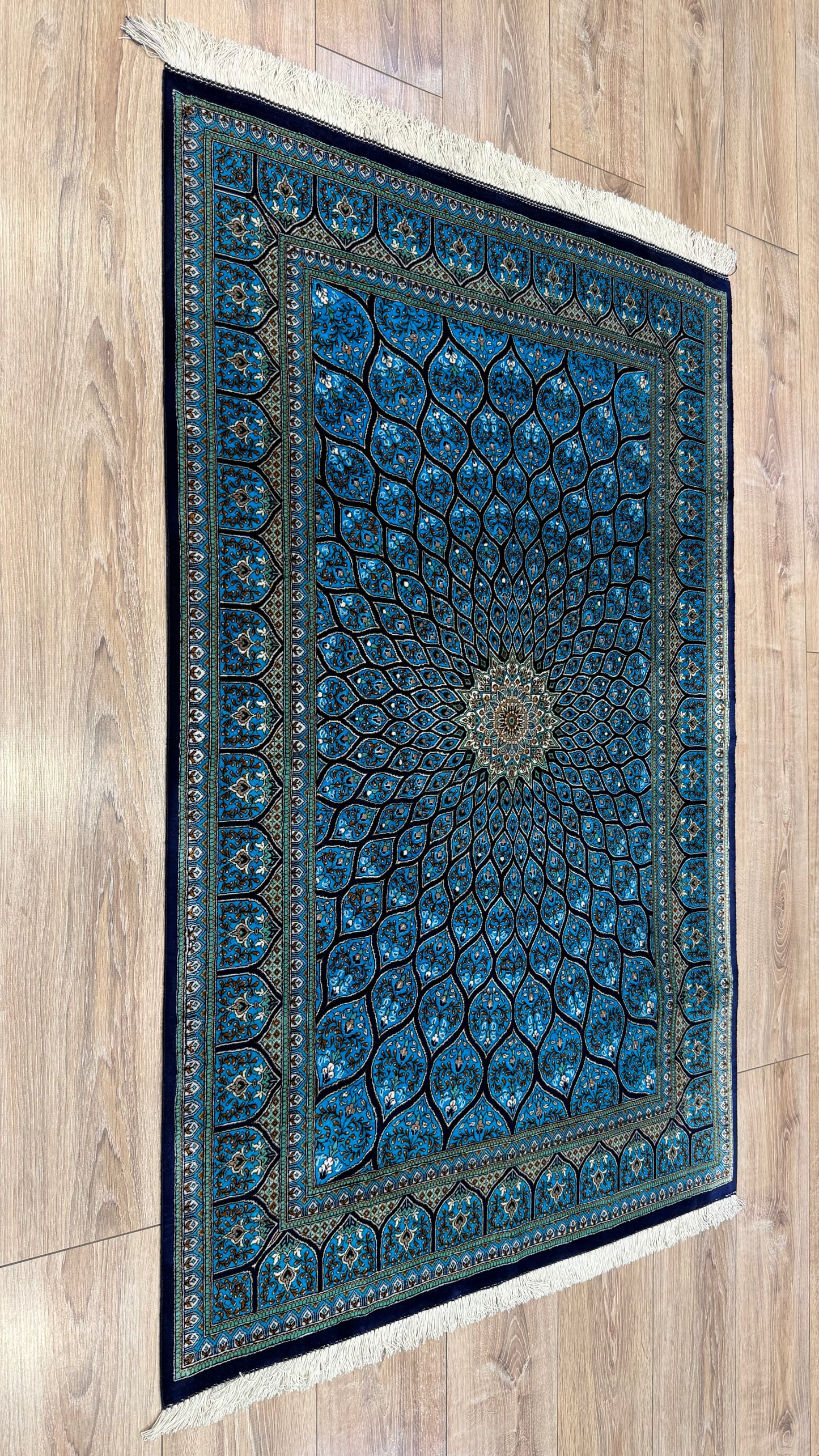 Silk Rug. Celestial Dome.