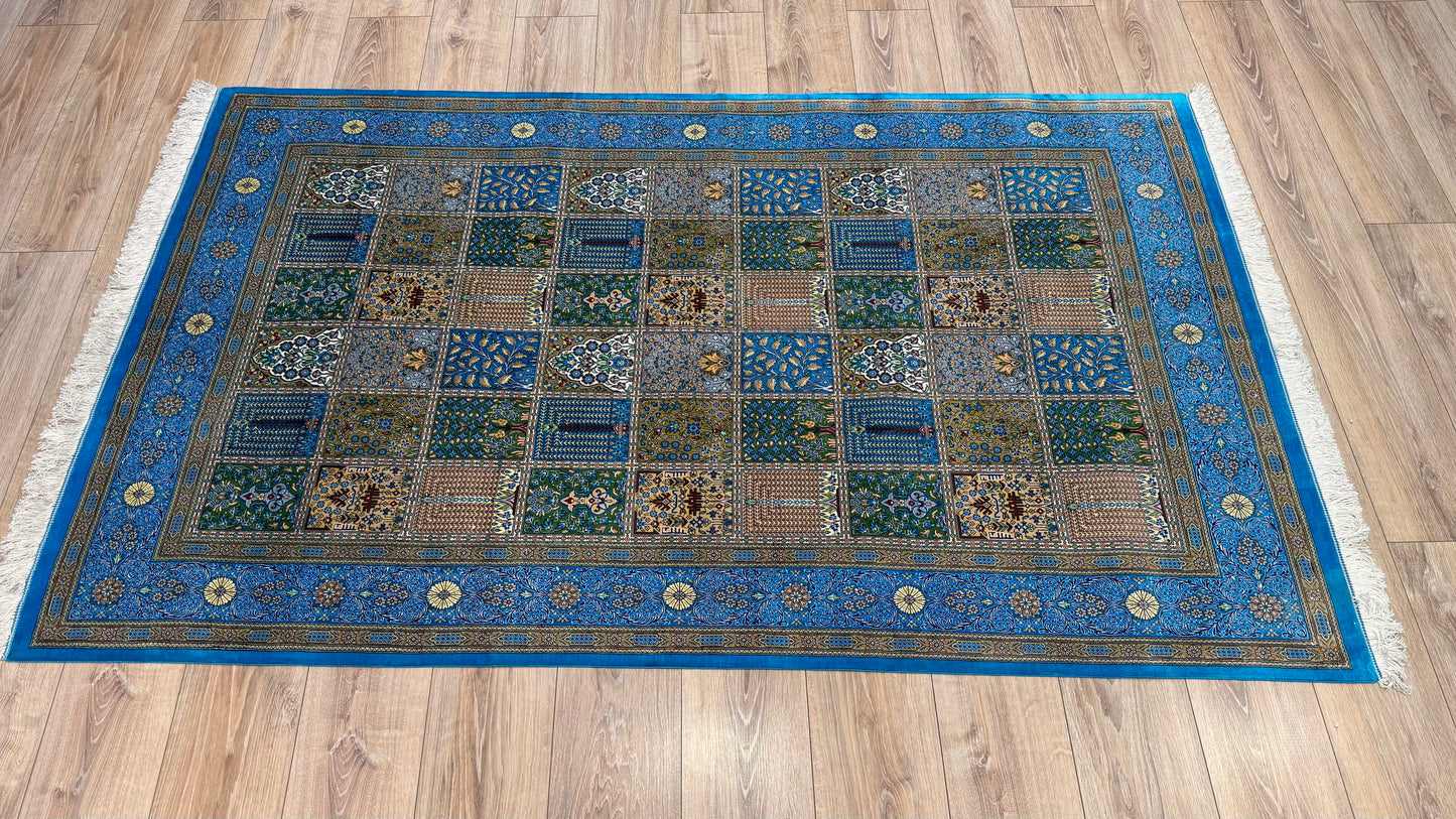 Silk Rug. Eternal Four Seasons.