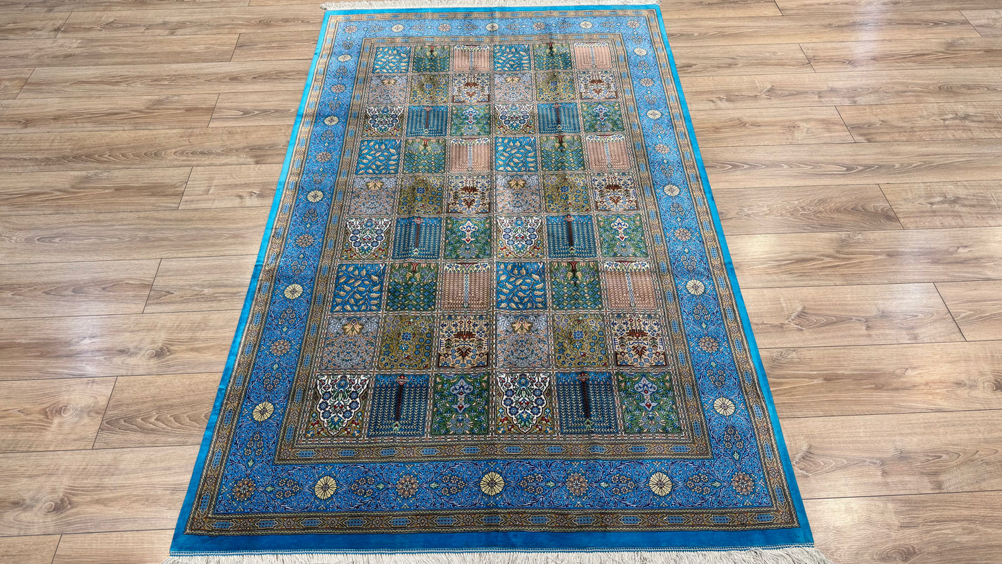 Silk Rug. Eternal Four Seasons.