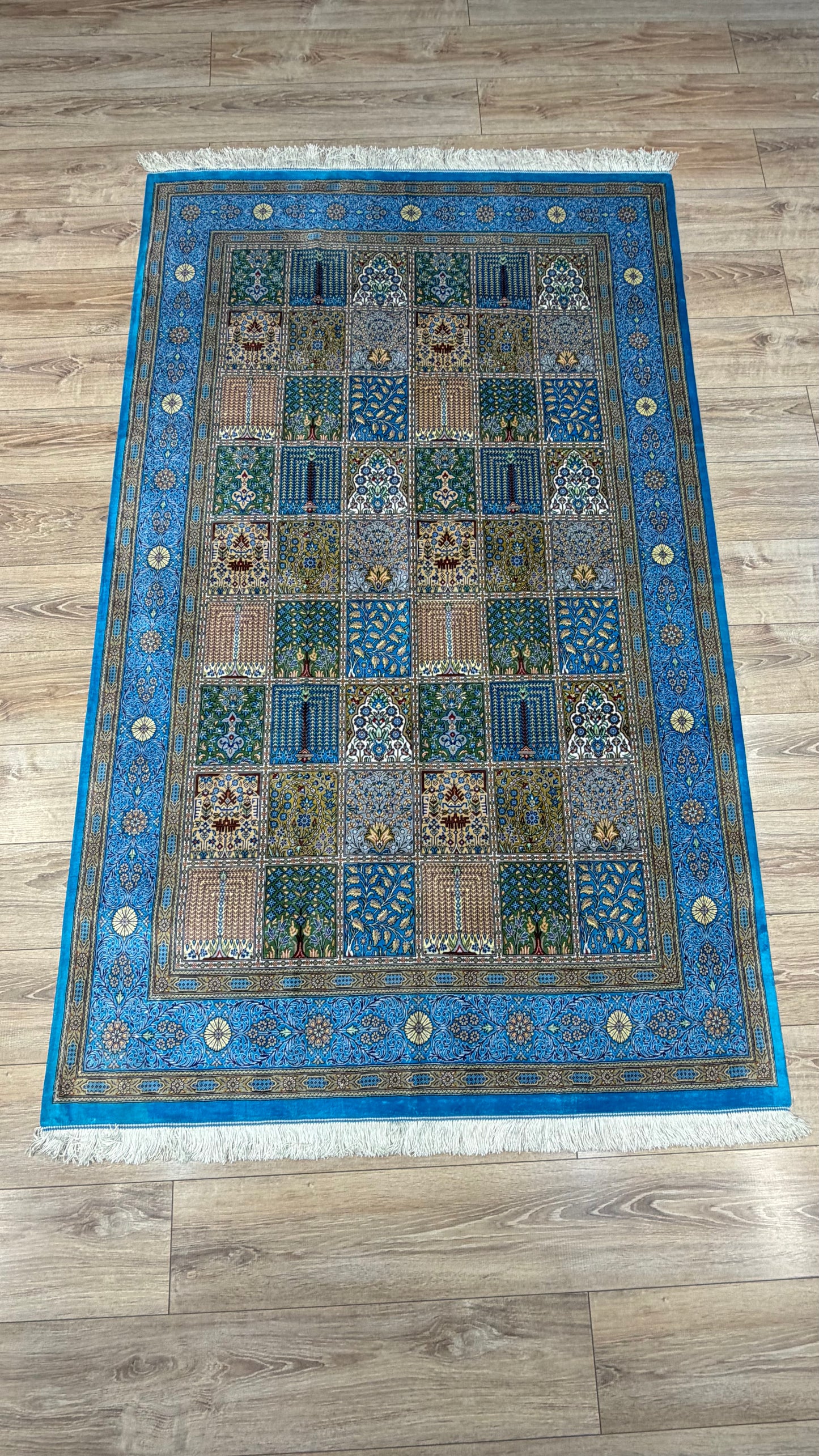 Silk Rug. Eternal Four Seasons.