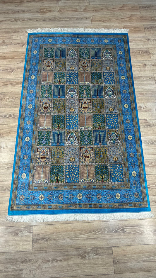 Silk Rug. Eternal Four Seasons.