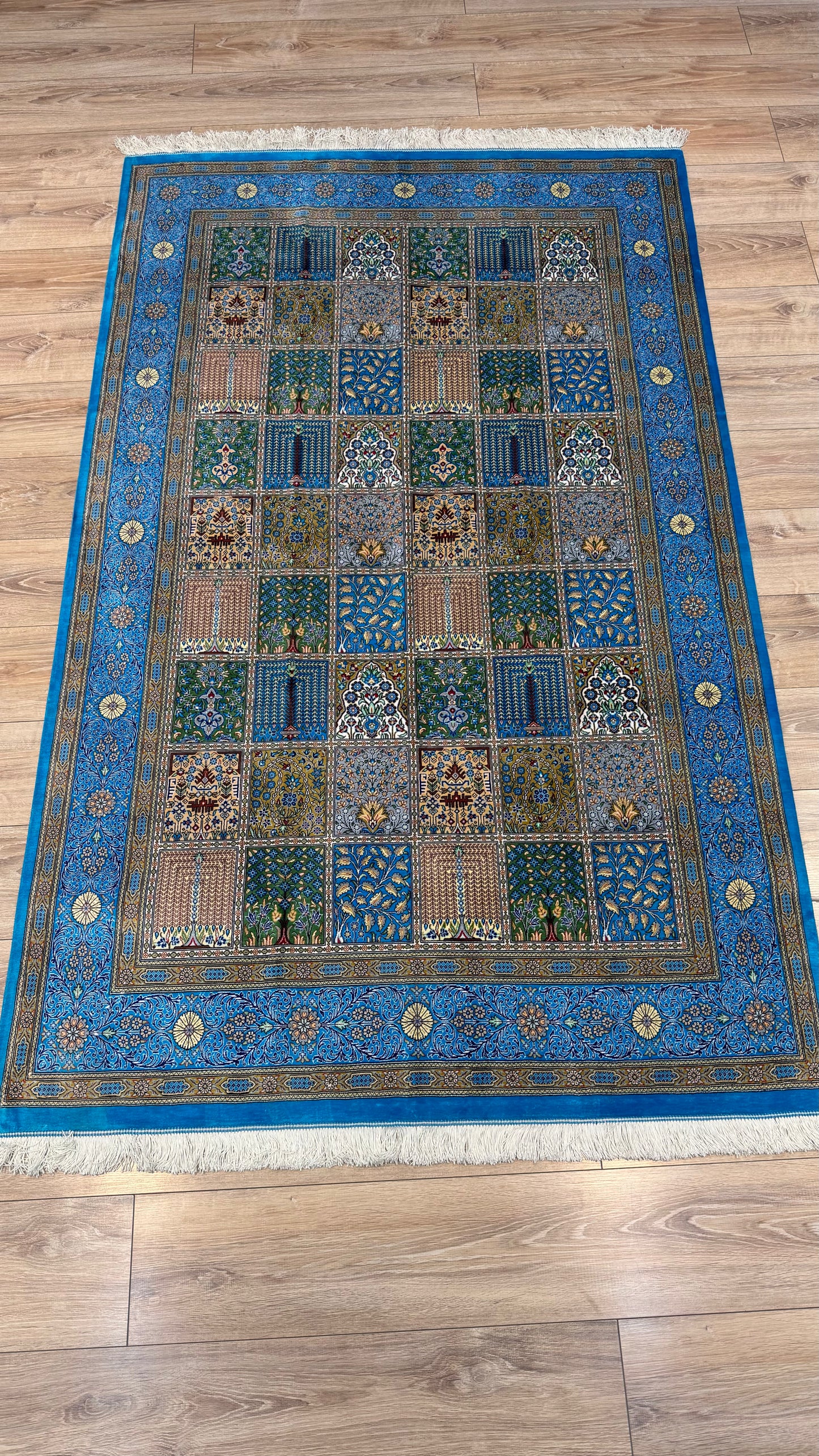 Silk Rug. Eternal Four Seasons.