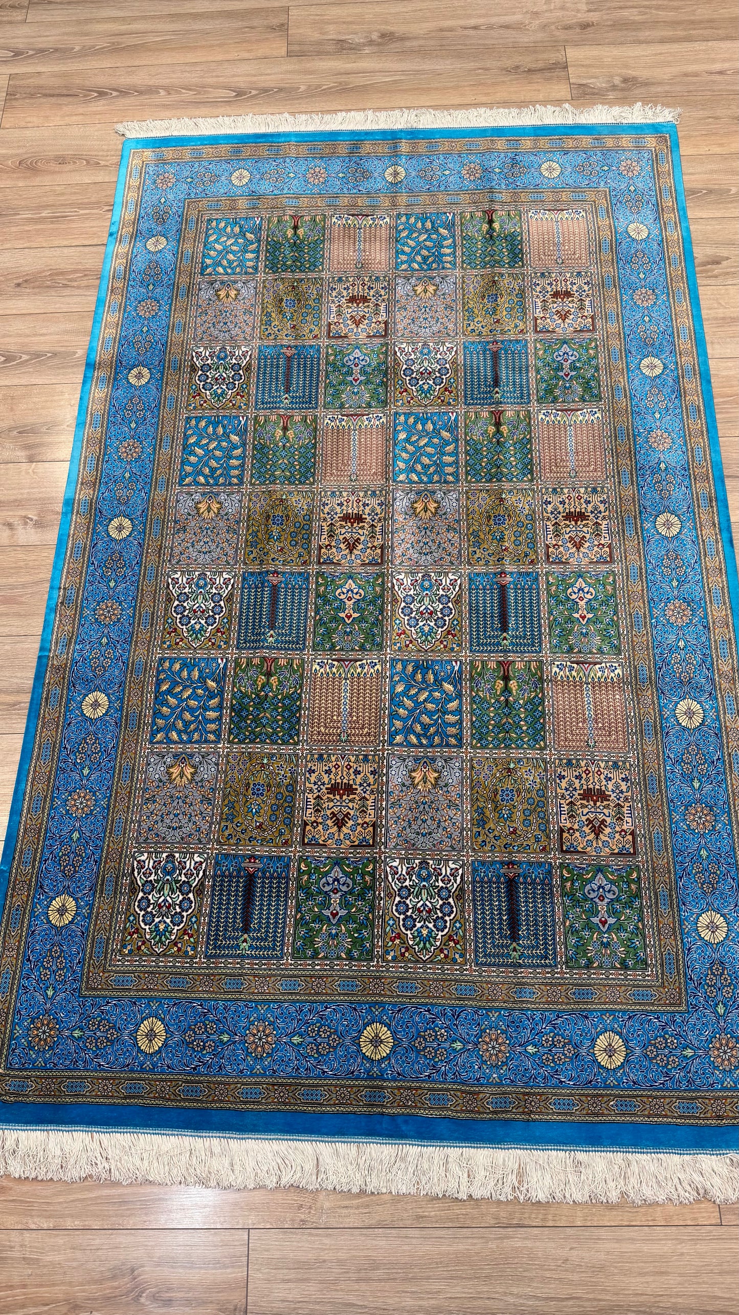 Silk Rug. Eternal Four Seasons.