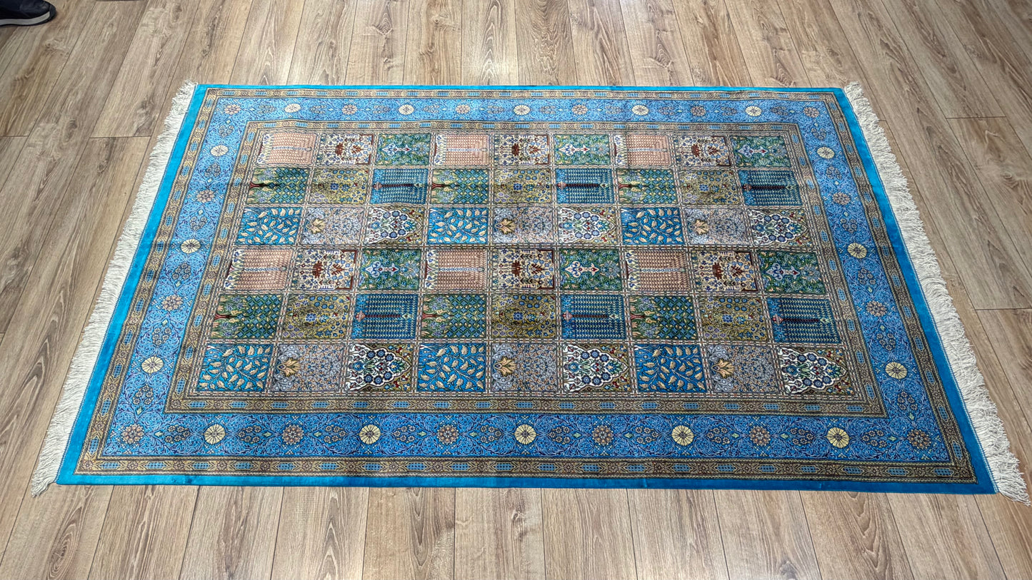 Silk Rug. Eternal Four Seasons.