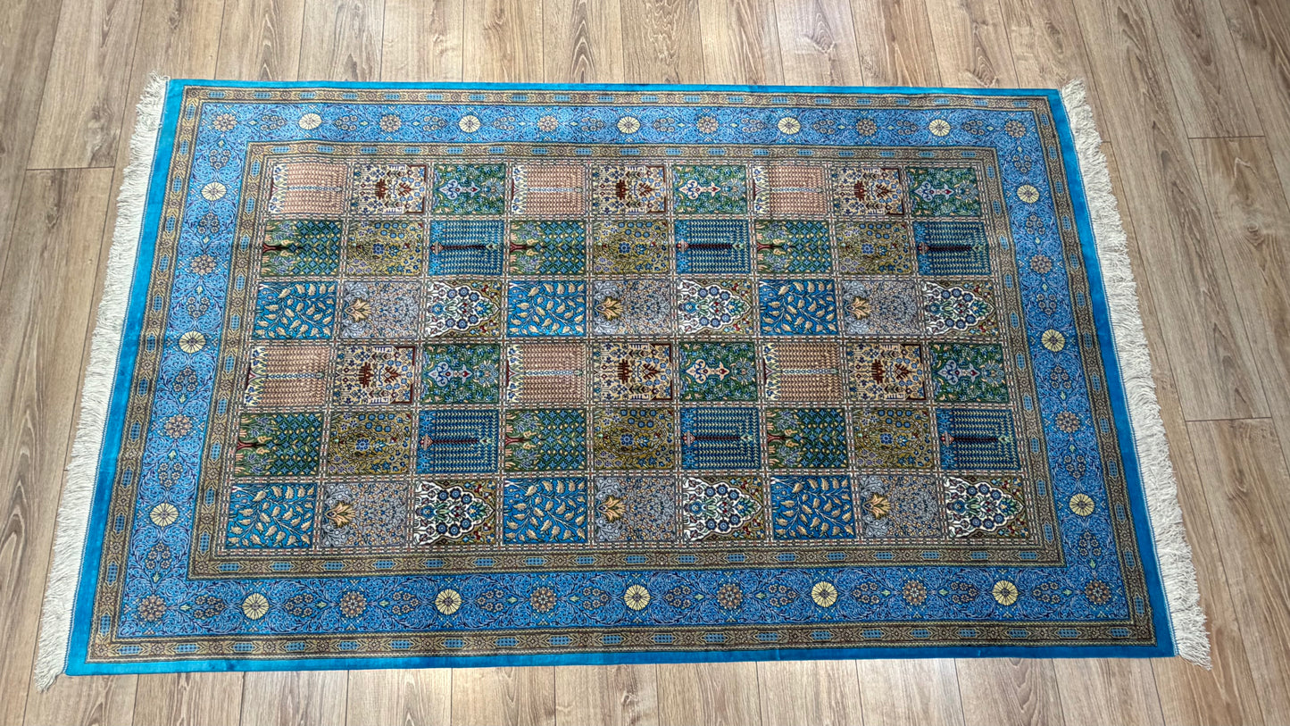 Silk Rug. Eternal Four Seasons.