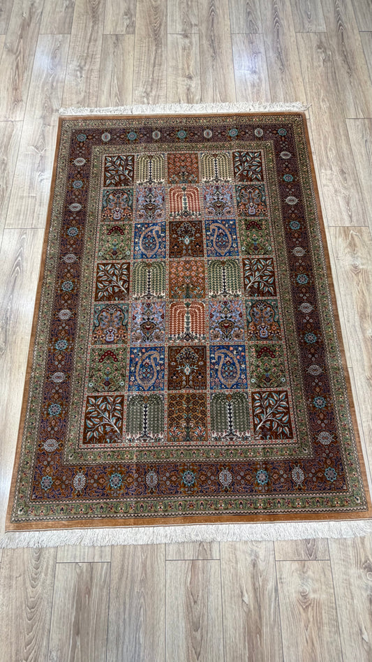 Silk Rug. Eternal Four Seasons.