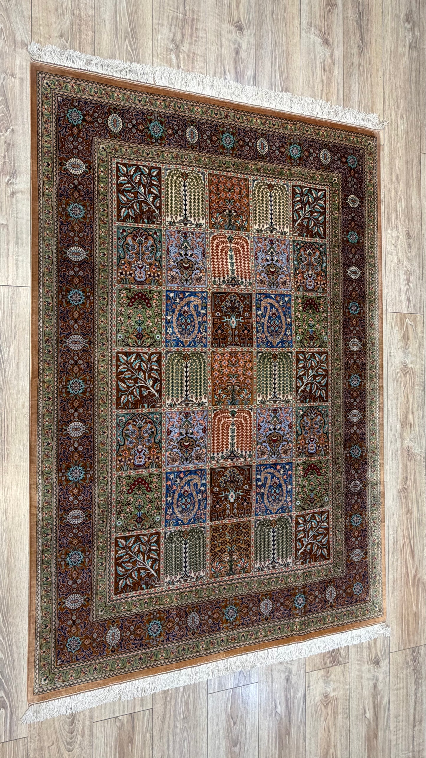 Silk Rug. Eternal Four Seasons.