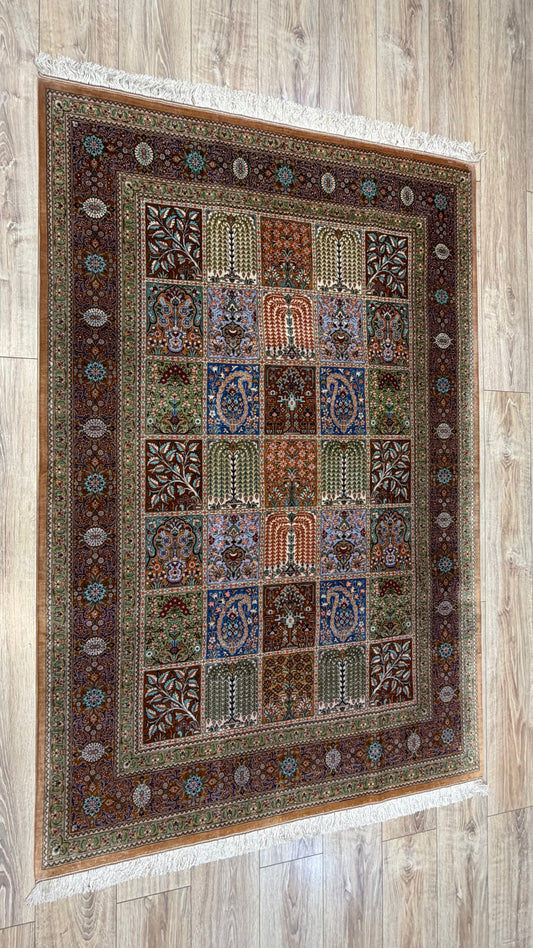 Silk Rug. Eternal Four Seasons.