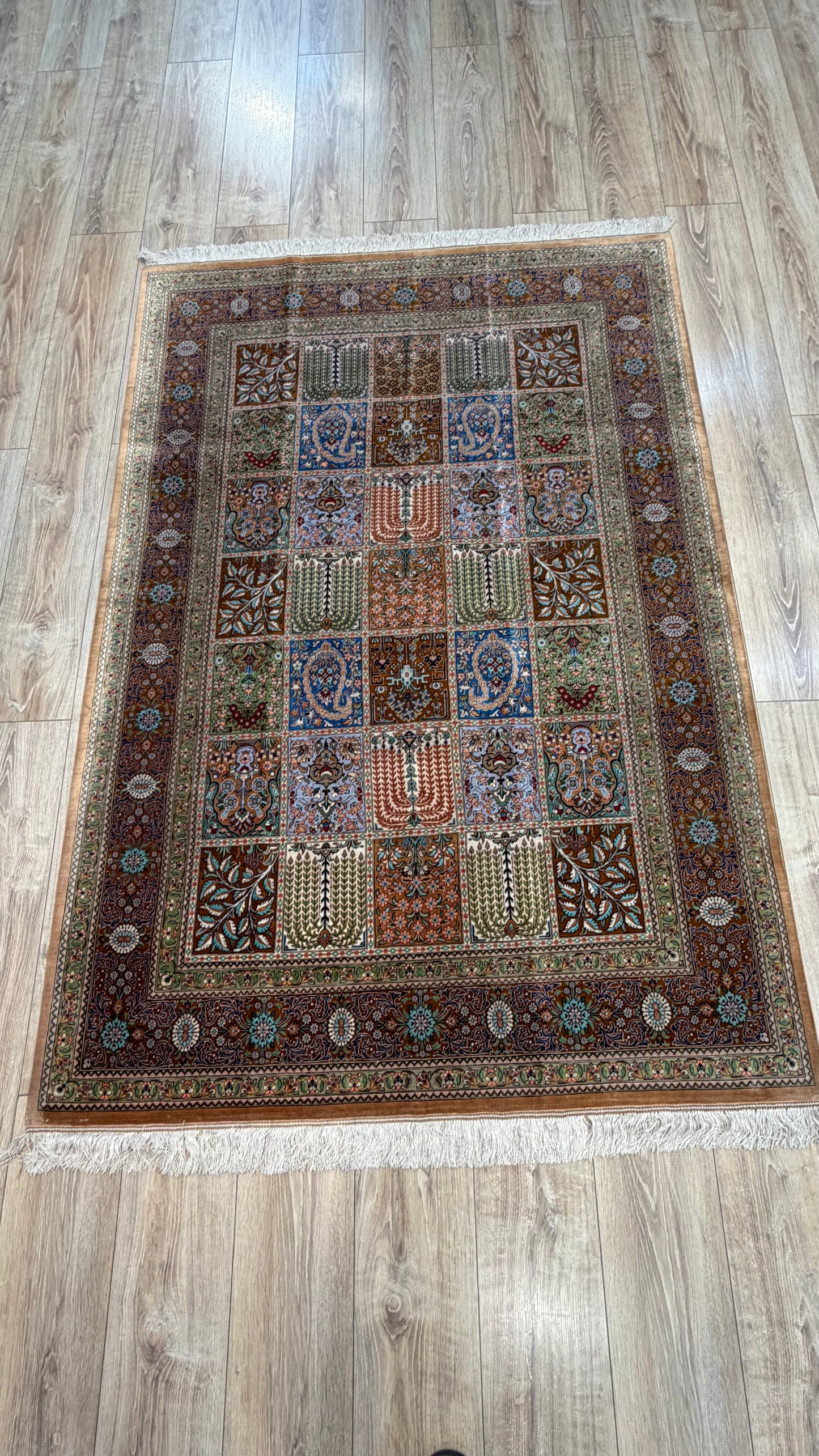 Silk Rug. Eternal Four Seasons.