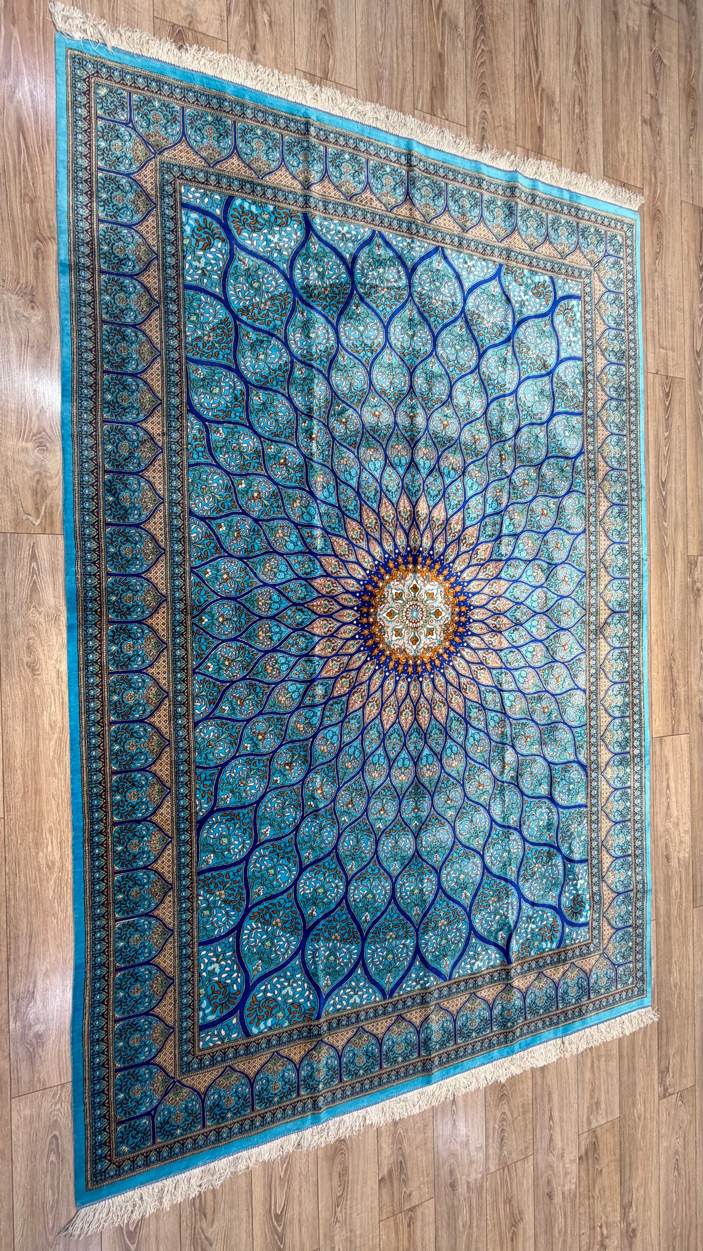 Silk Rug. Celestial Dome.