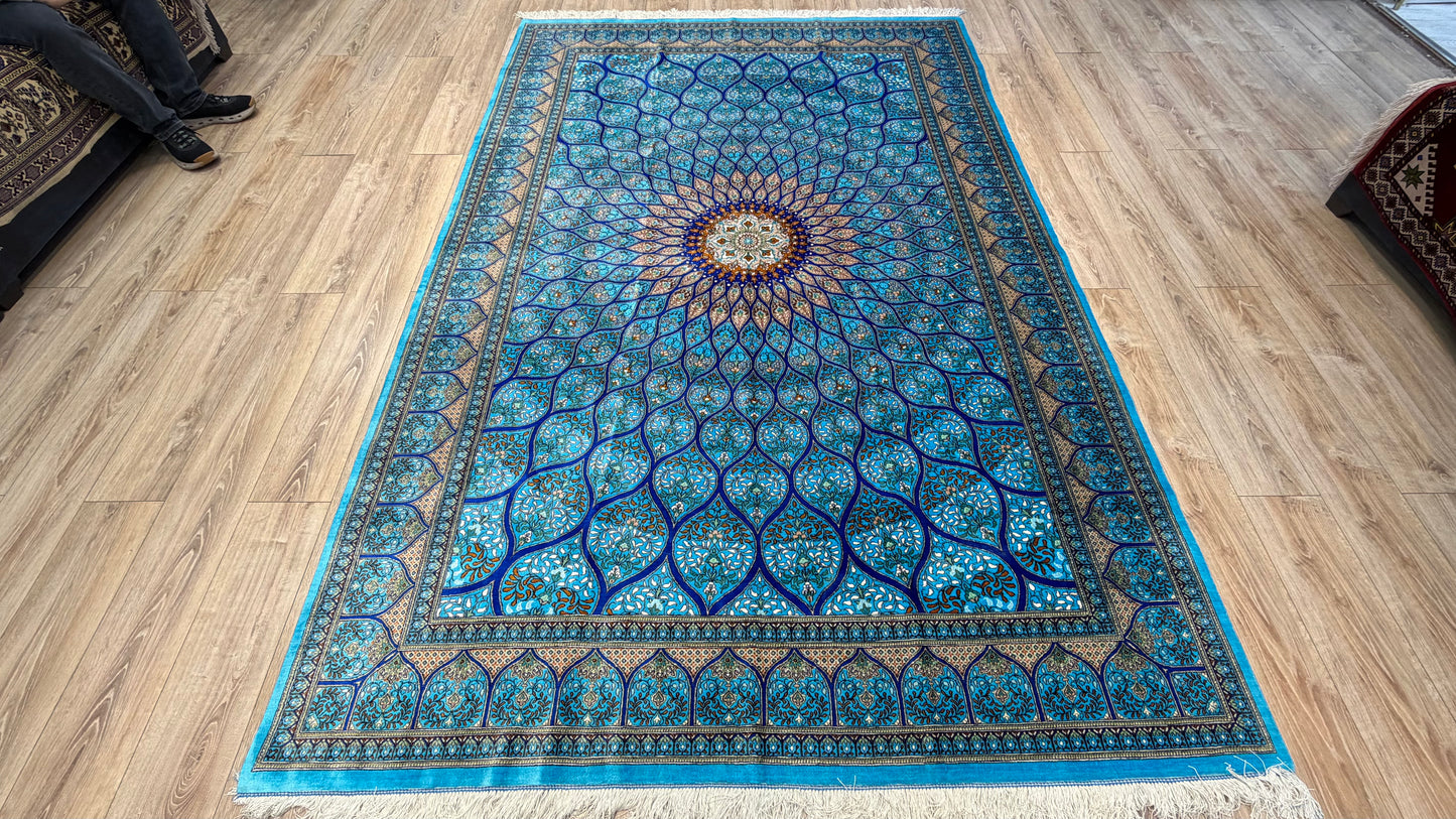 Silk Rug. Celestial Dome.
