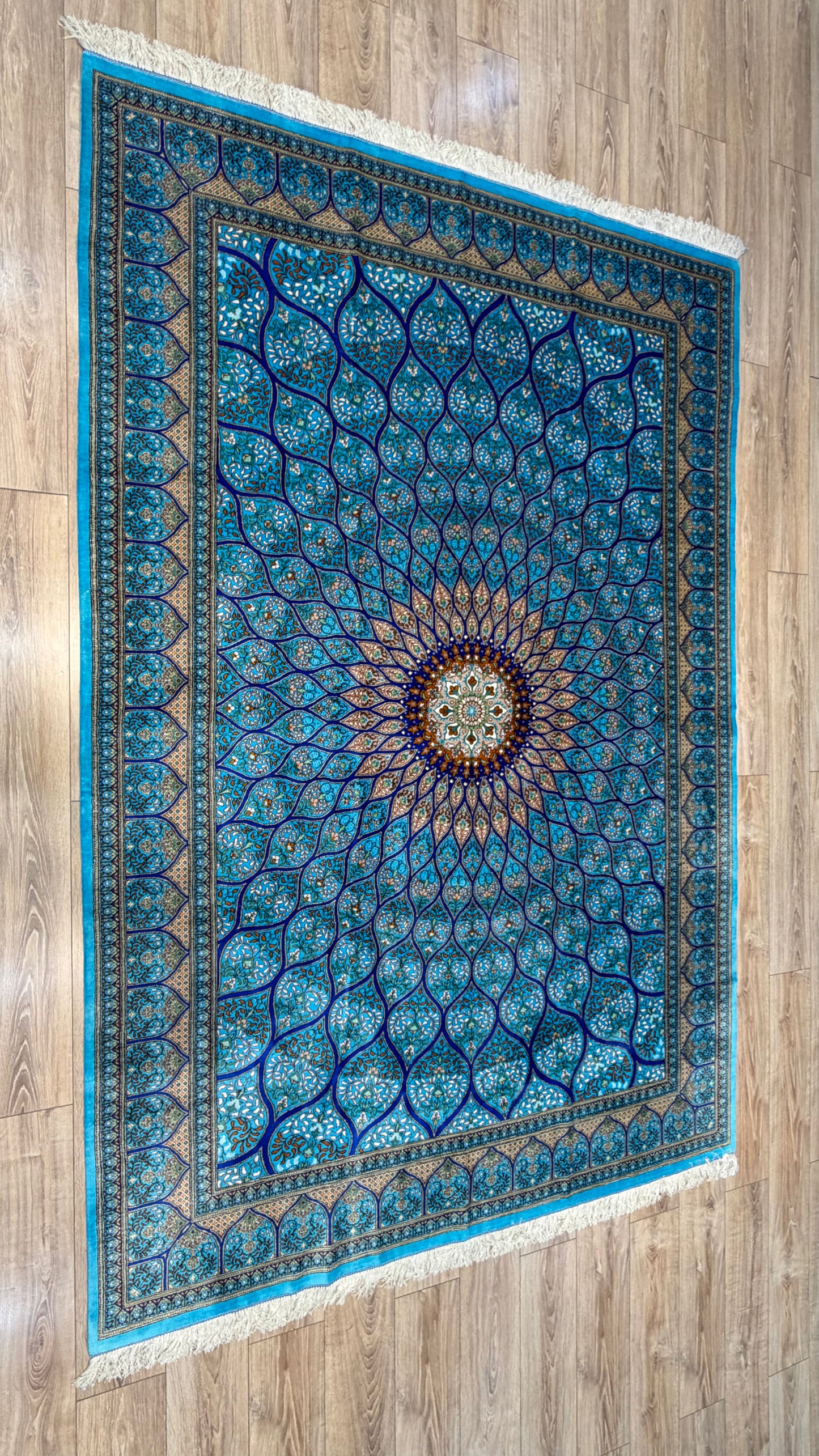 Silk Rug. Celestial Dome.