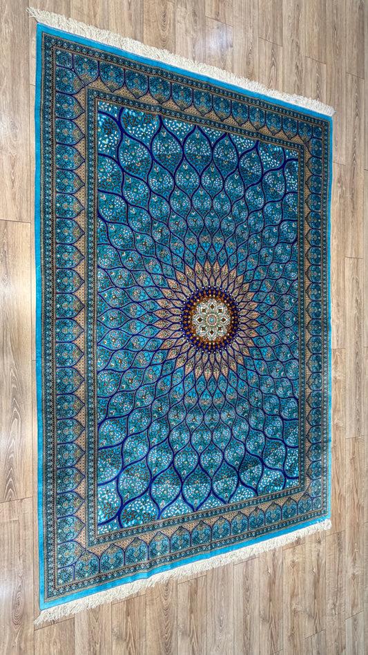 Silk Rug. Celestial Dome.