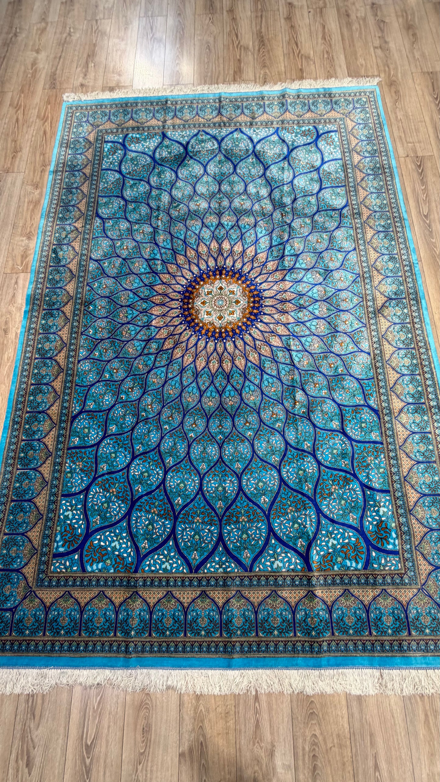Silk Rug. Celestial Dome.