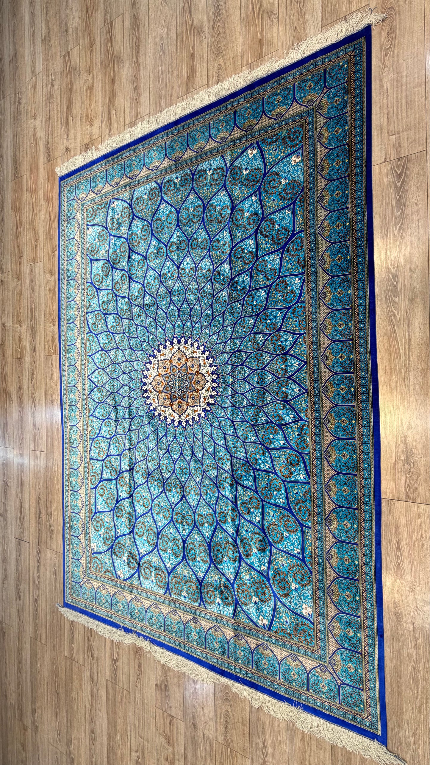 Silk Rug. Celestial Dome.