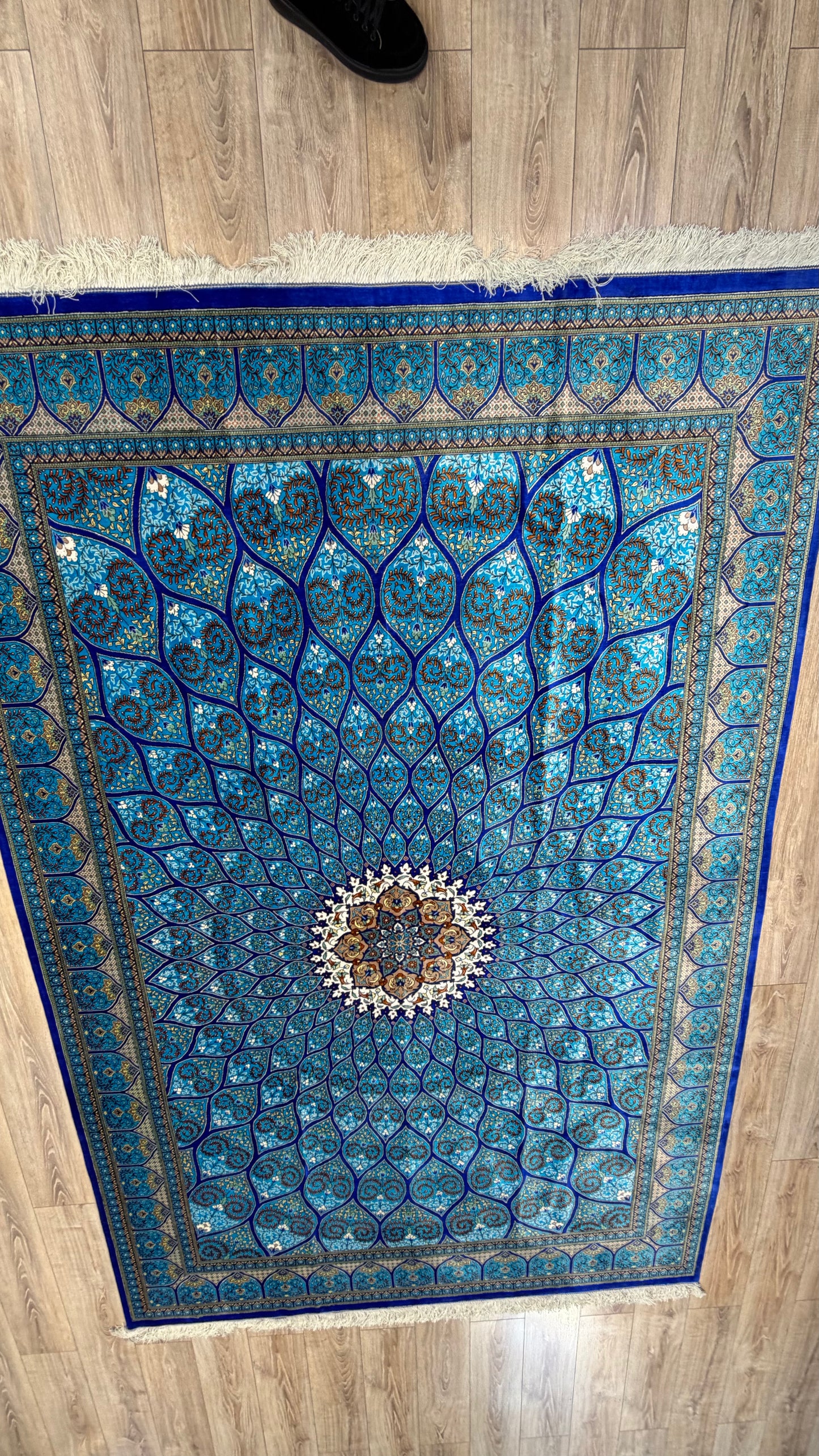 Silk Rug. Celestial Dome.