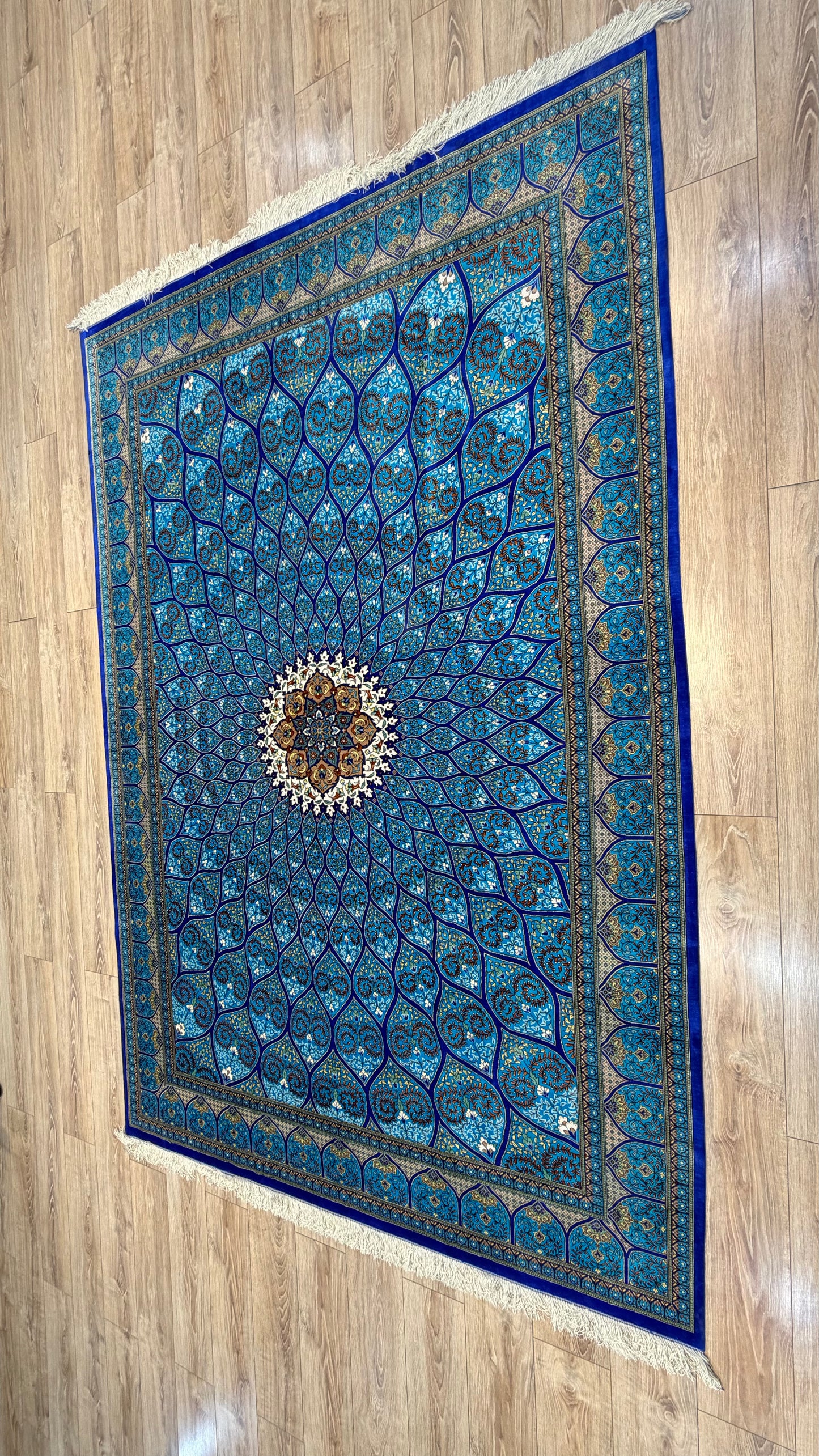 Silk Rug. Celestial Dome.