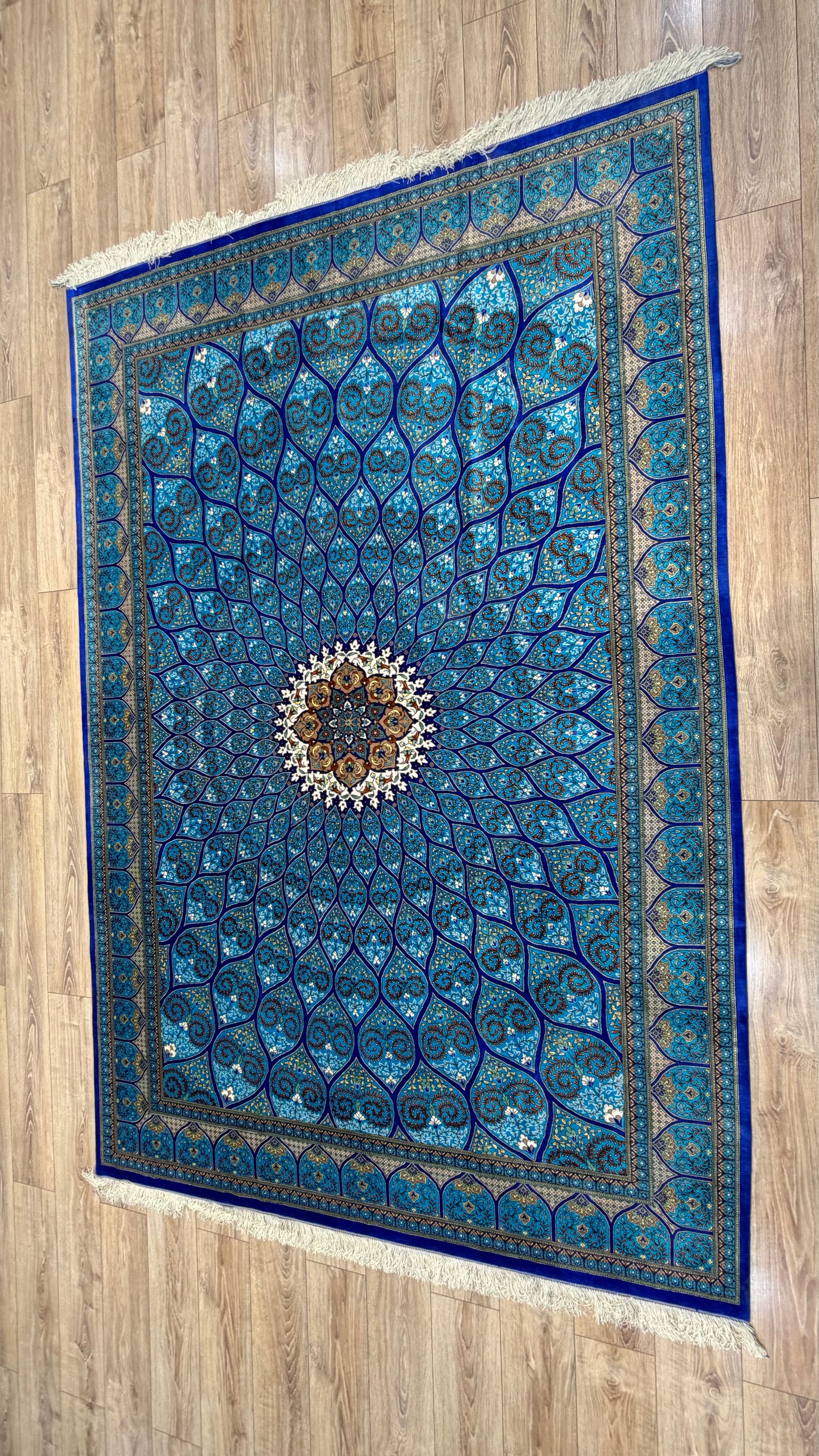 Silk Rug. Celestial Dome.