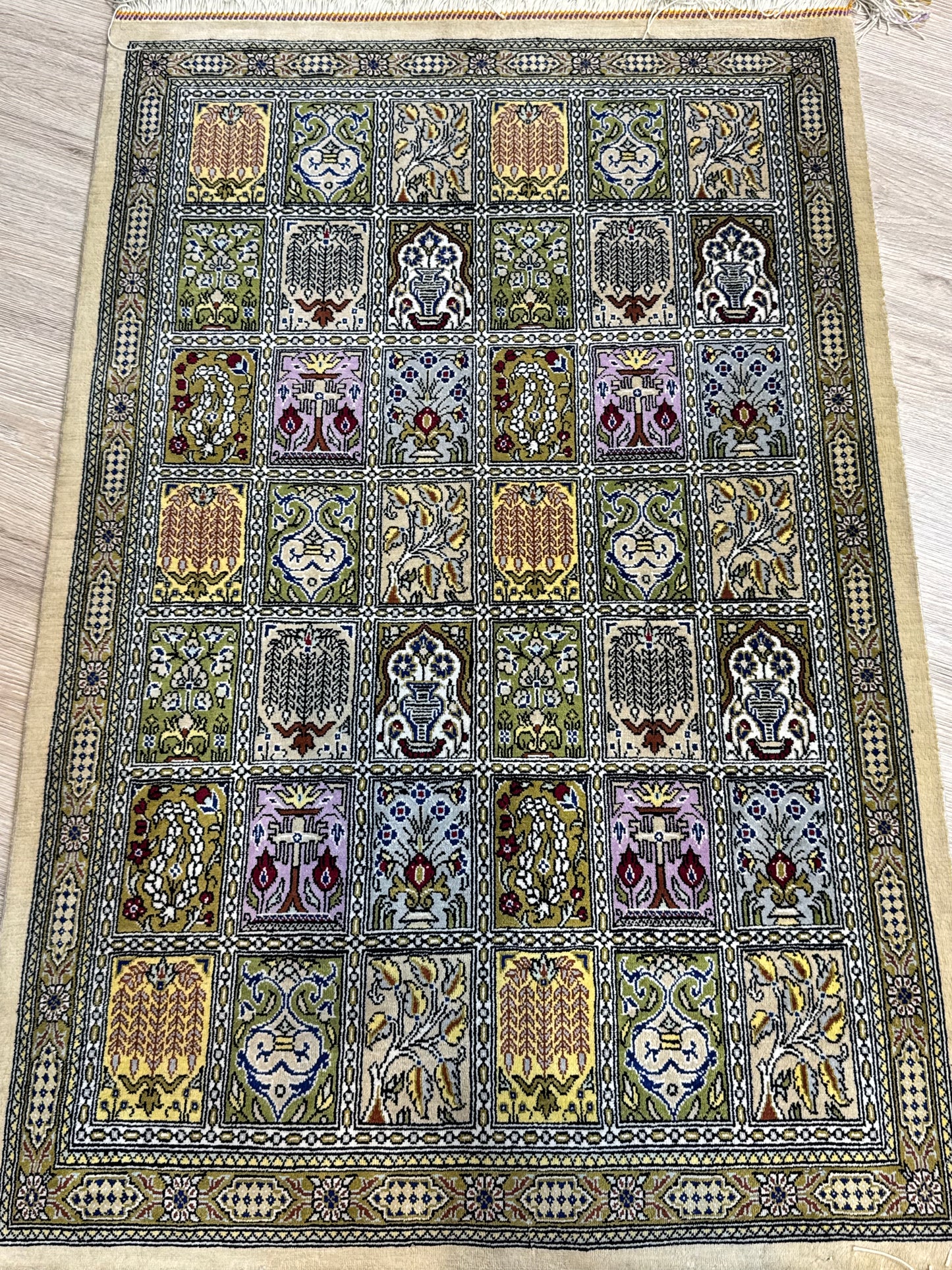 Silk Rug. Eternal Four Seasons.