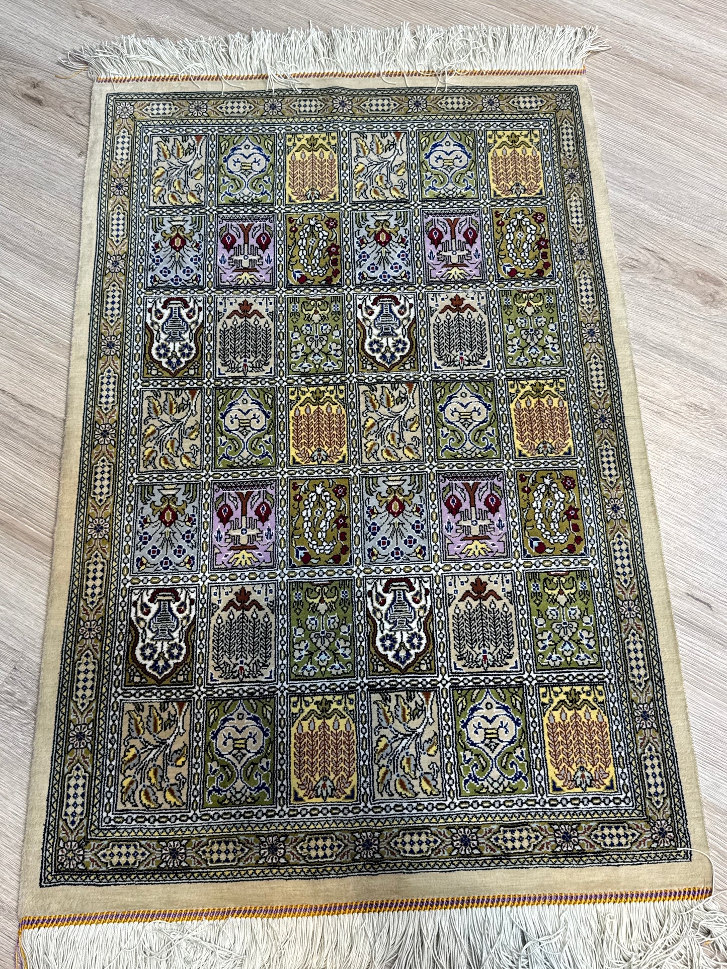 Silk Rug. Eternal Four Seasons.