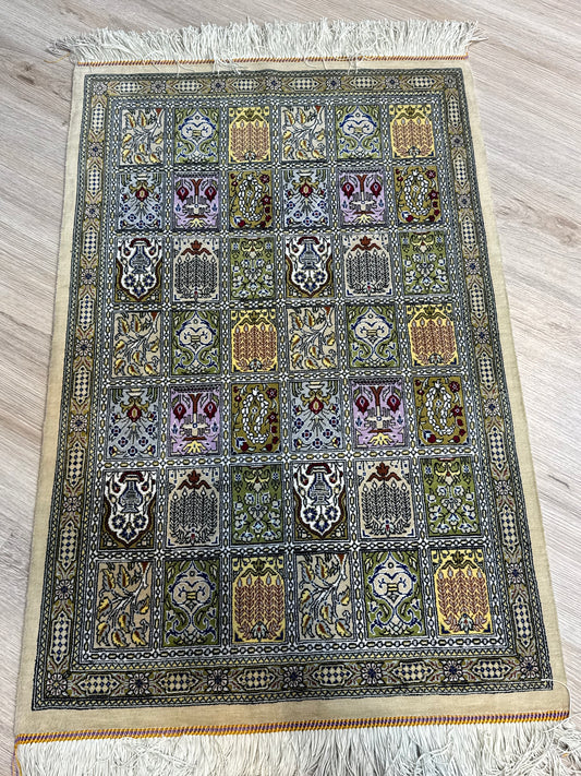 Silk Rug. Eternal Four Seasons.