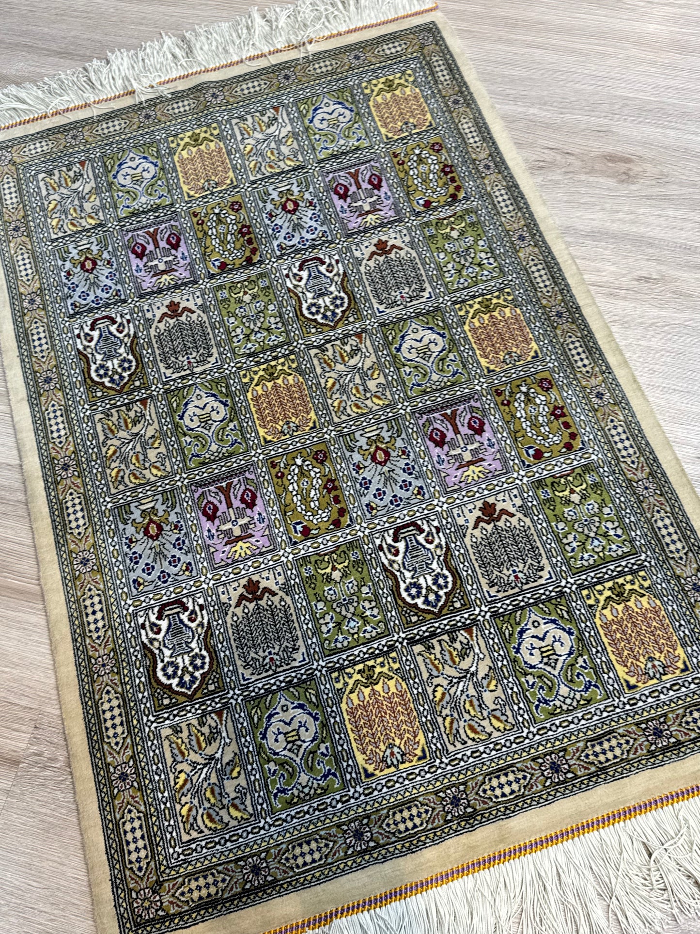 Silk Rug. Eternal Four Seasons.