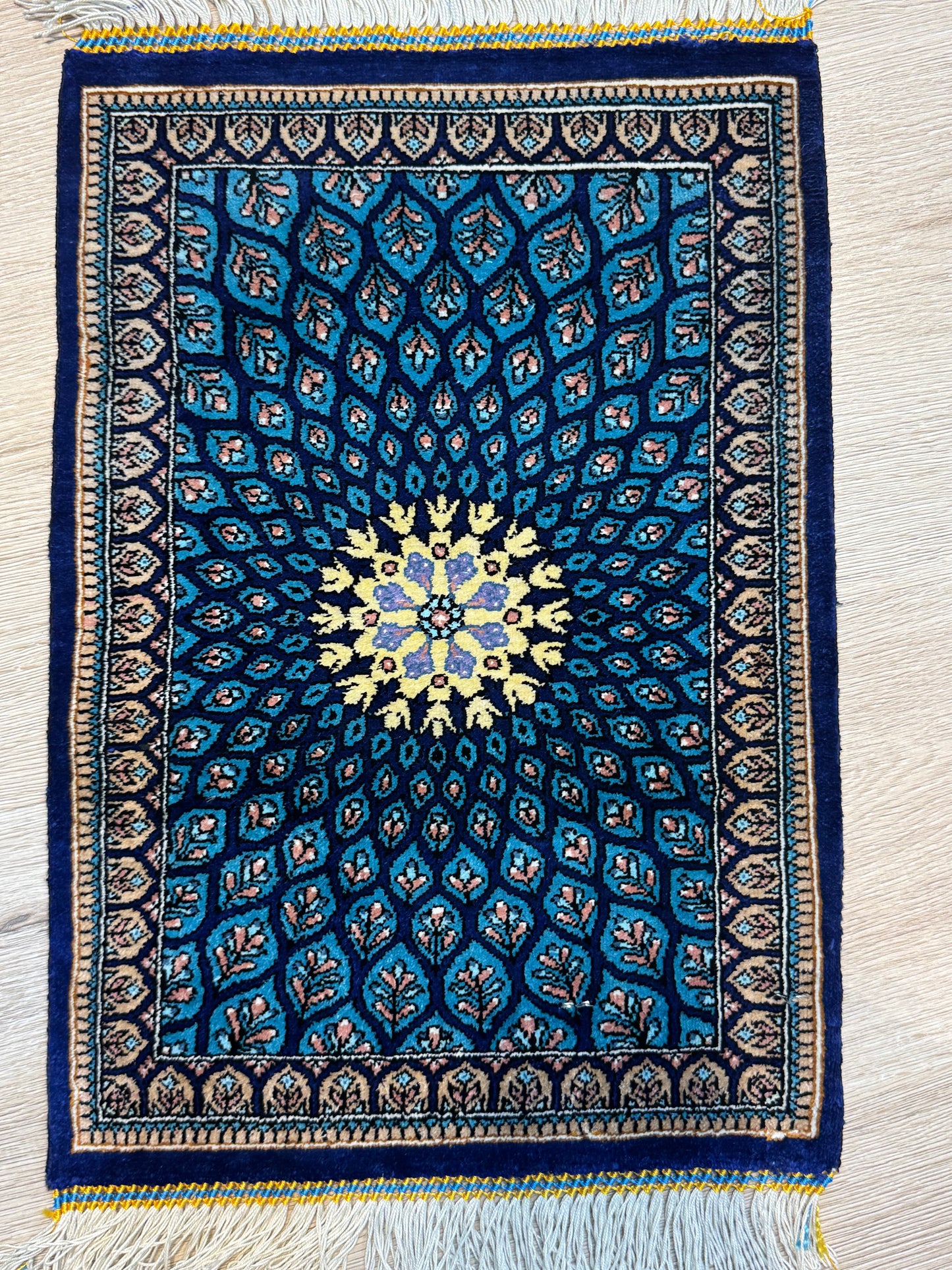 Silk Rug. Celestial Dome.