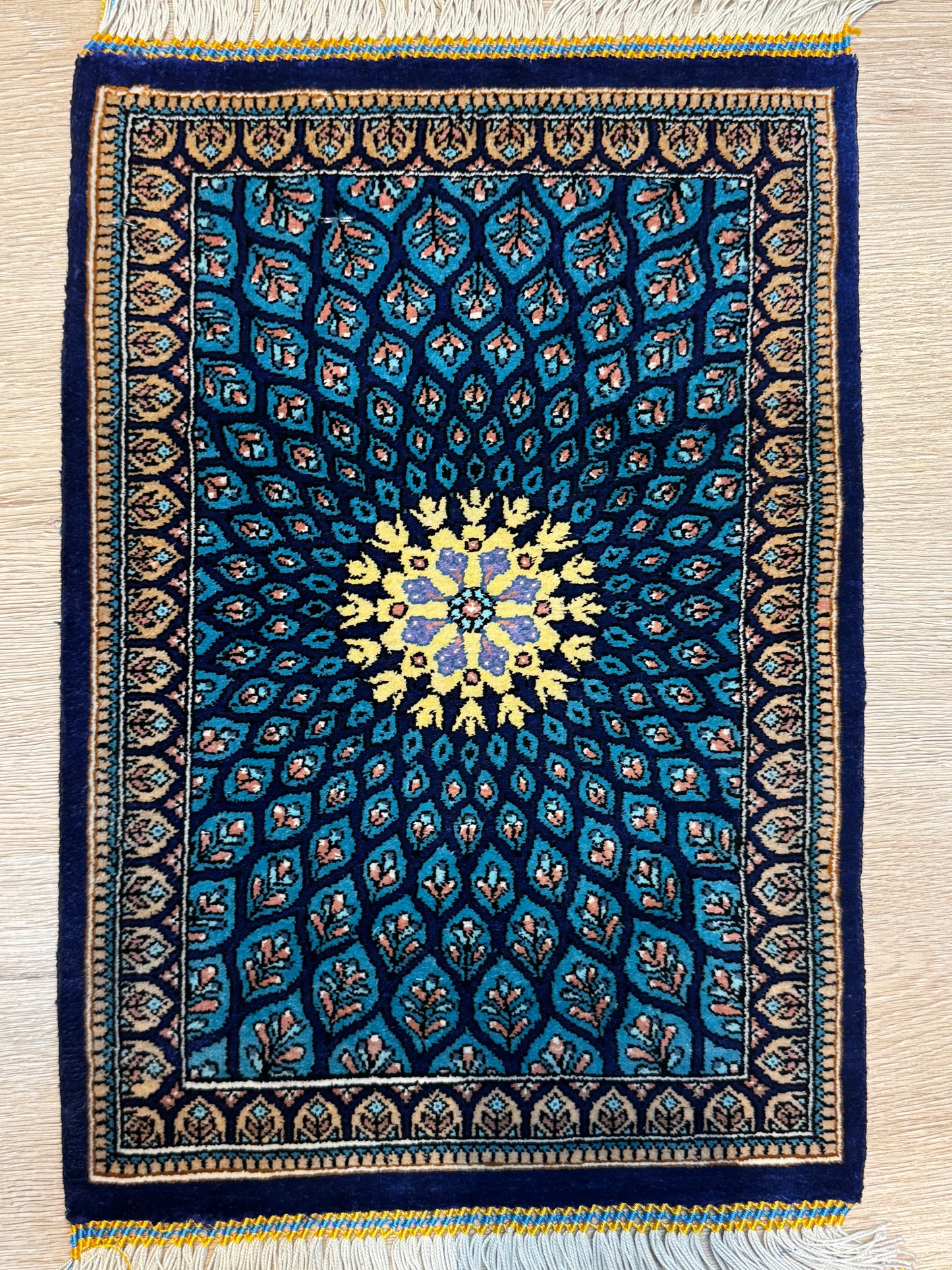 Silk Rug. Celestial Dome.