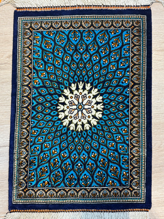 Silk Rug. Celestial Dome.