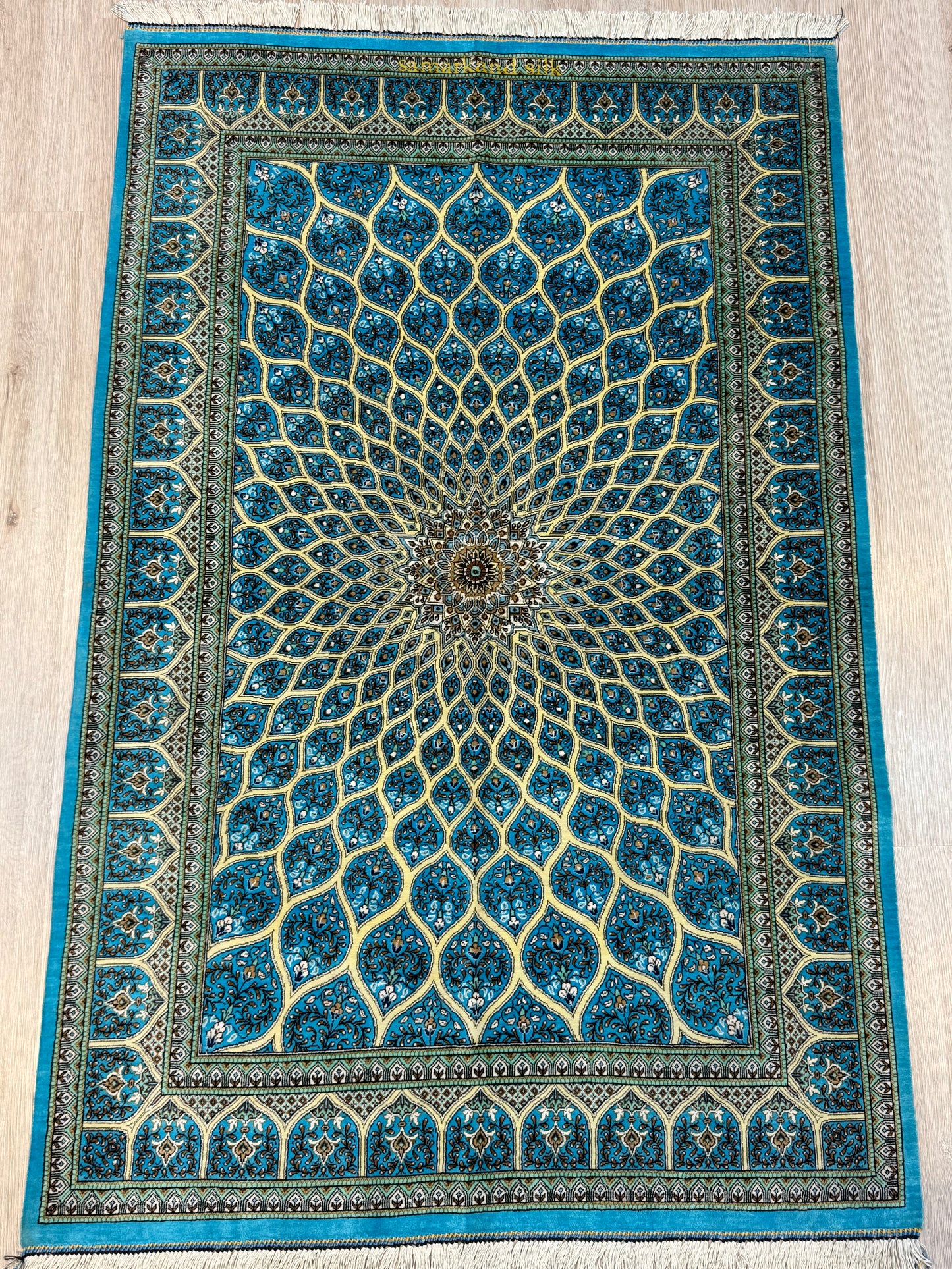 Silk Rug. Celestial Dome.