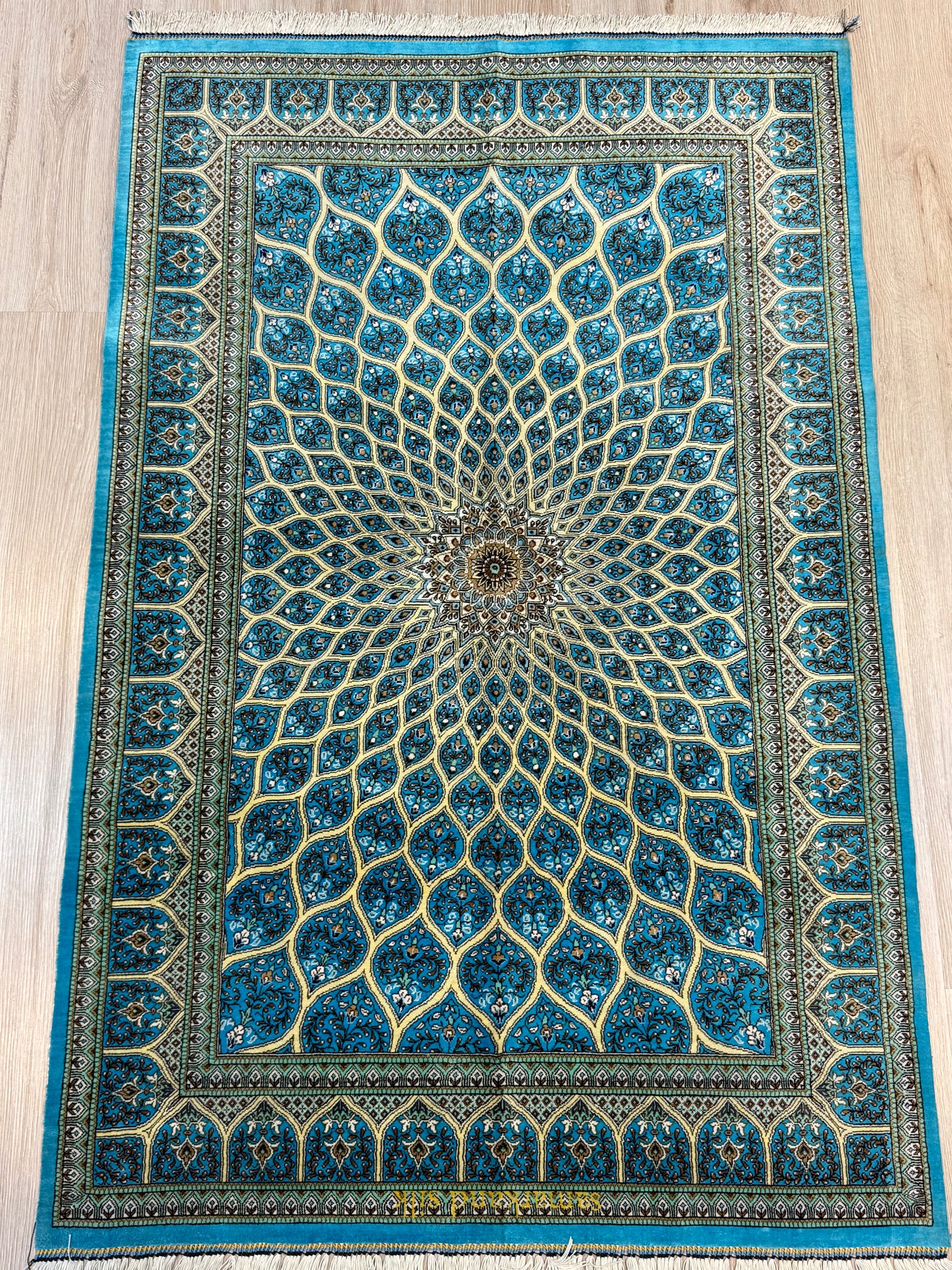 Silk Rug. Celestial Dome.