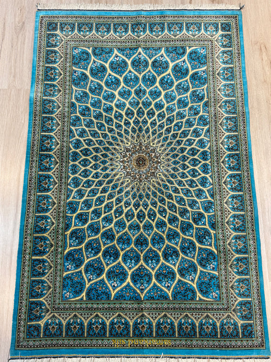 Silk Rug. Celestial Dome.