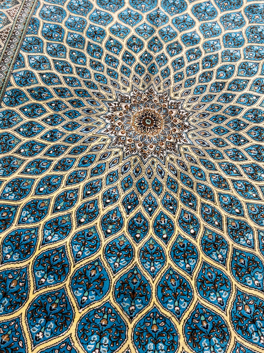 Silk Rug. Celestial Dome.