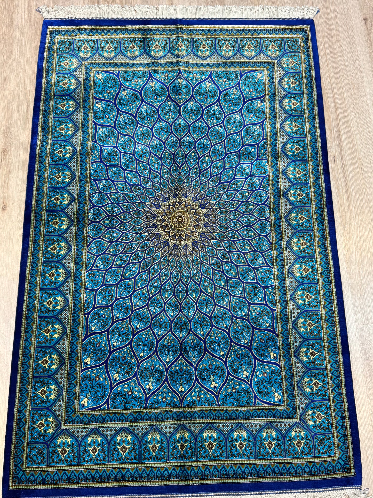 Silk Rug. Celestial Dome.