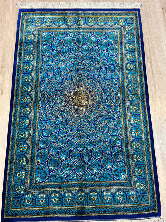 Silk Rug. Celestial Dome.