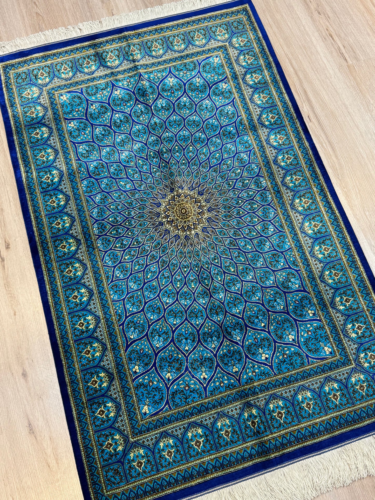 Silk Rug. Celestial Dome.