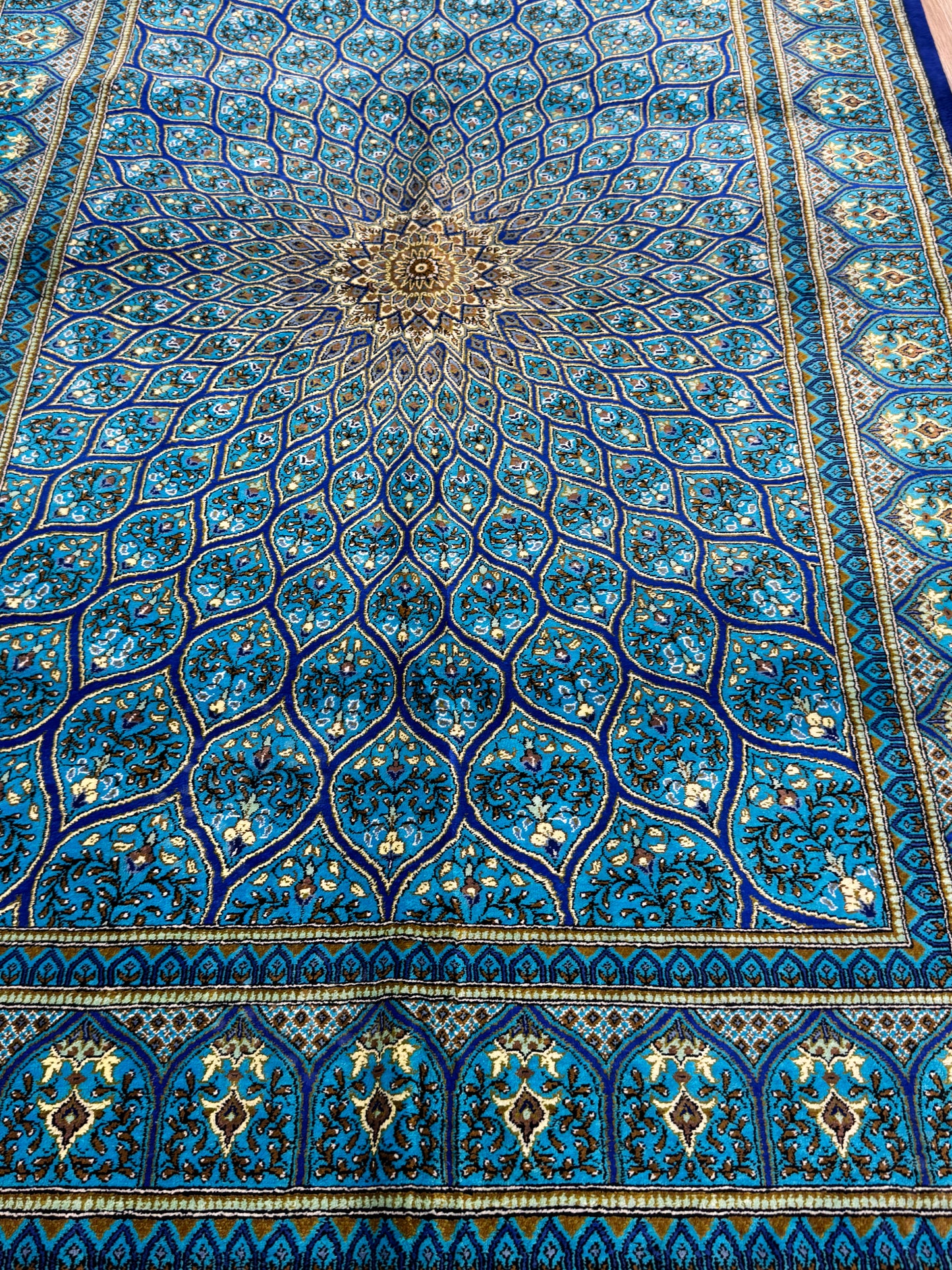 Silk Rug. Celestial Dome.