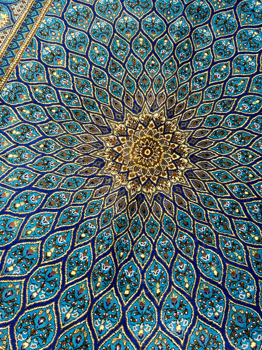 Silk Rug. Celestial Dome.