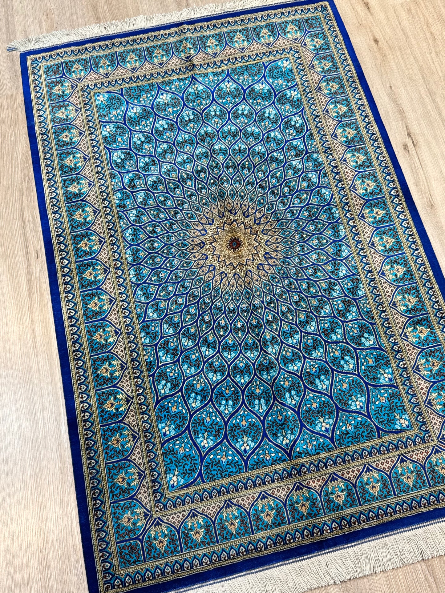 Silk Rug. Celestial Dome.