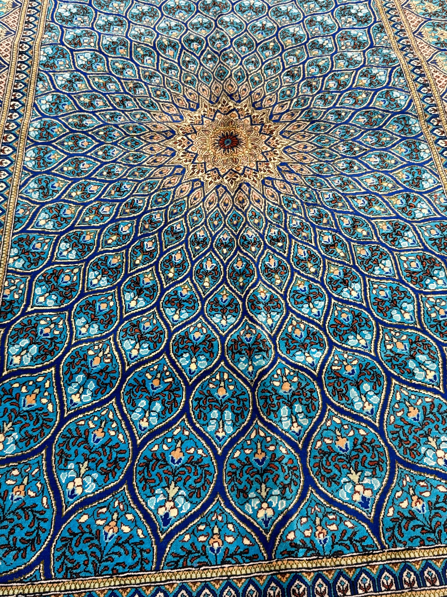 Silk Rug. Celestial Dome.