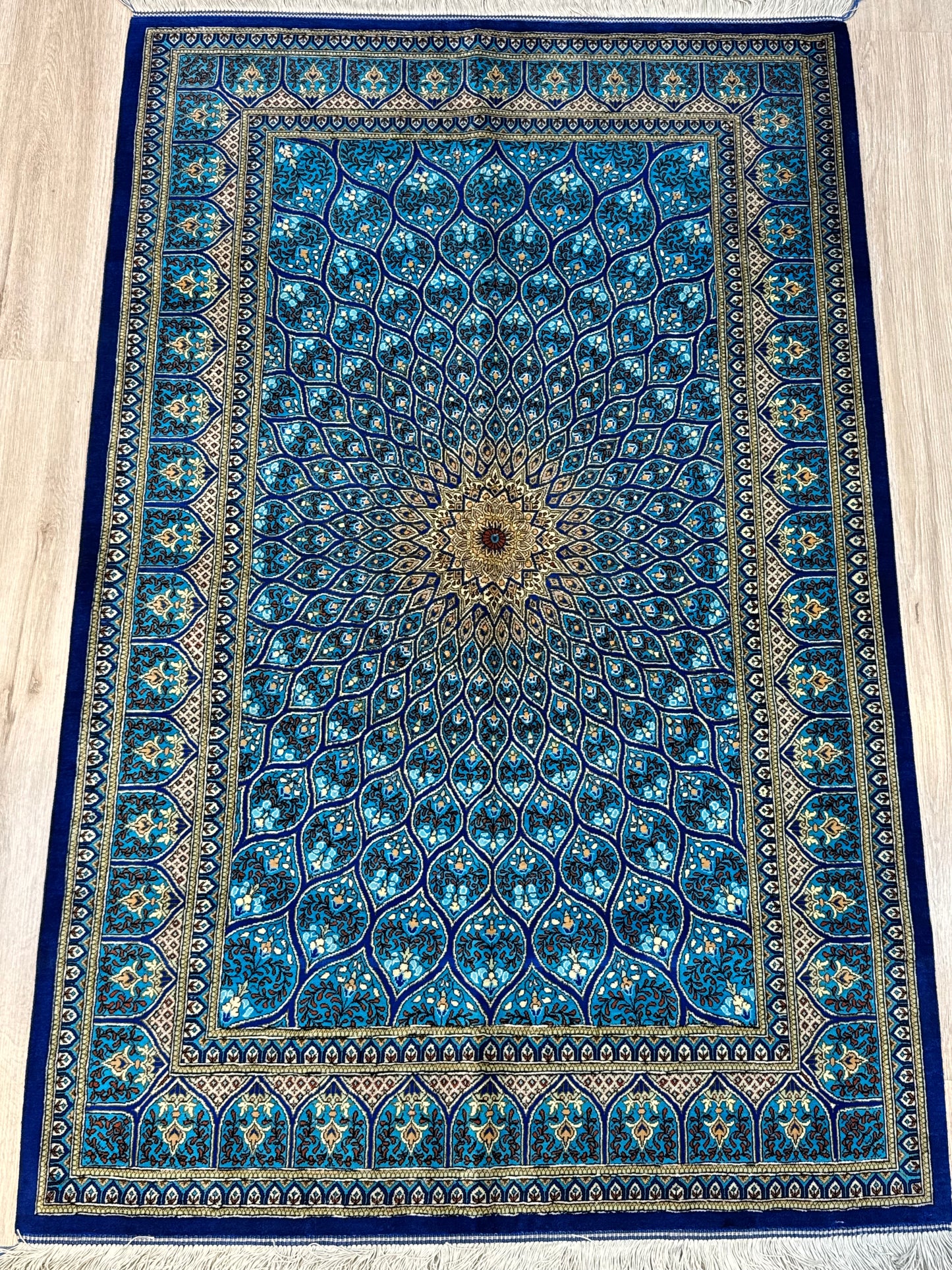 Silk Rug. Celestial Dome.