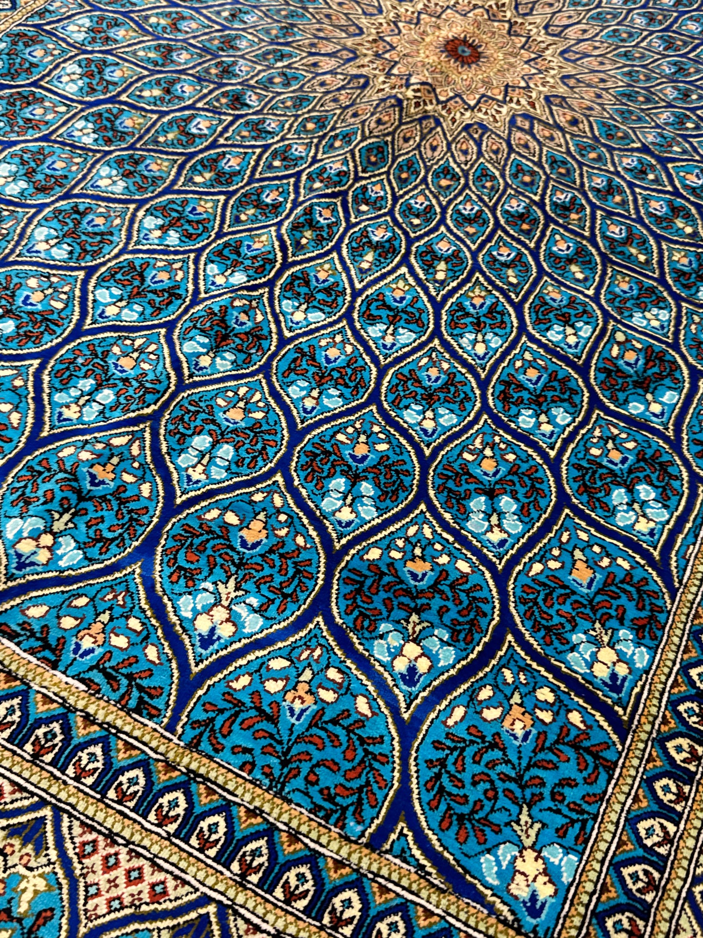 Silk Rug. Celestial Dome.