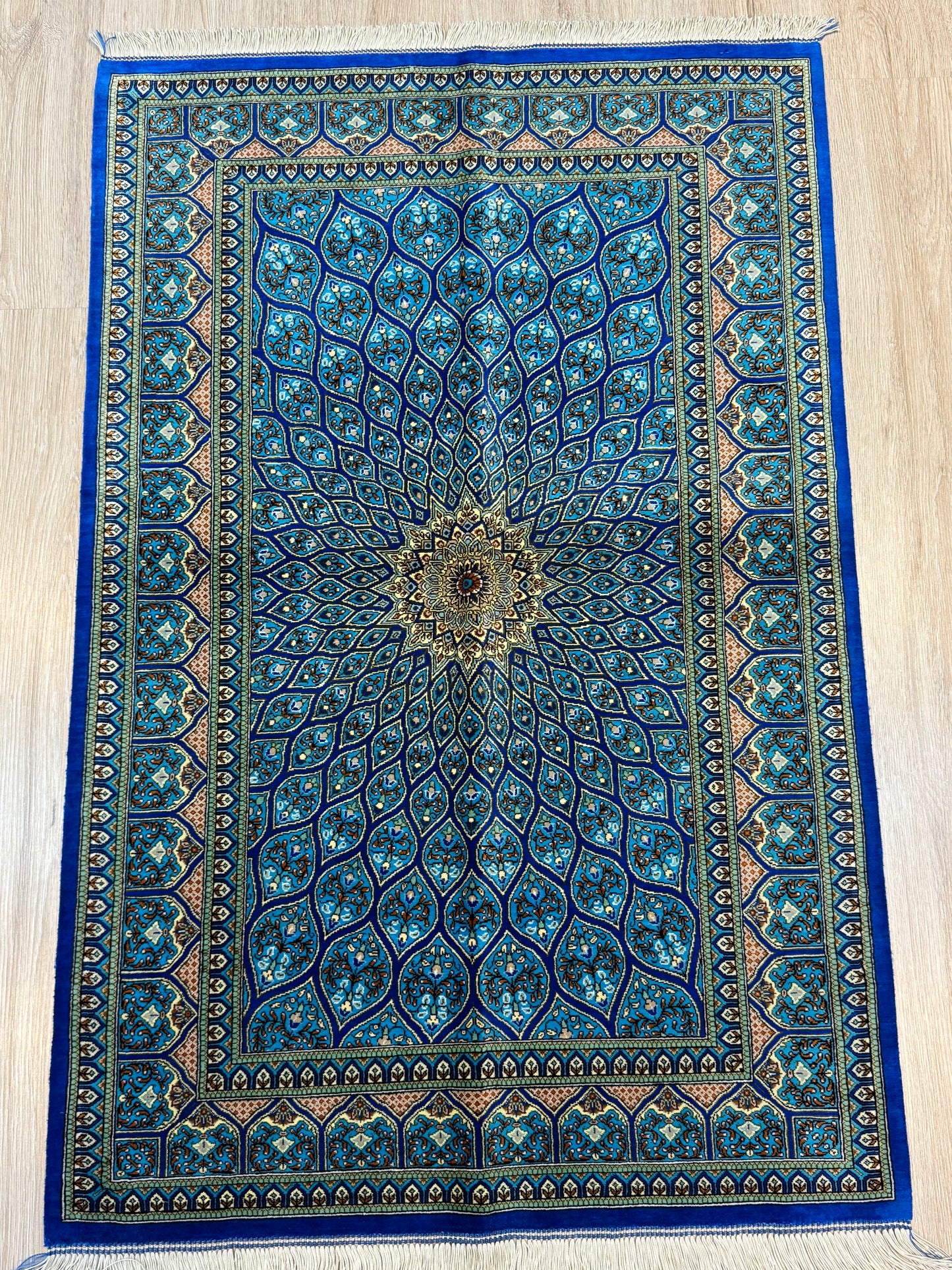 Silk Rug. Celestial Dome.