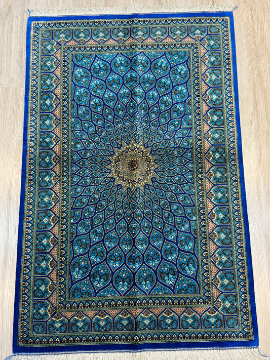 Silk Rug. Celestial Dome.